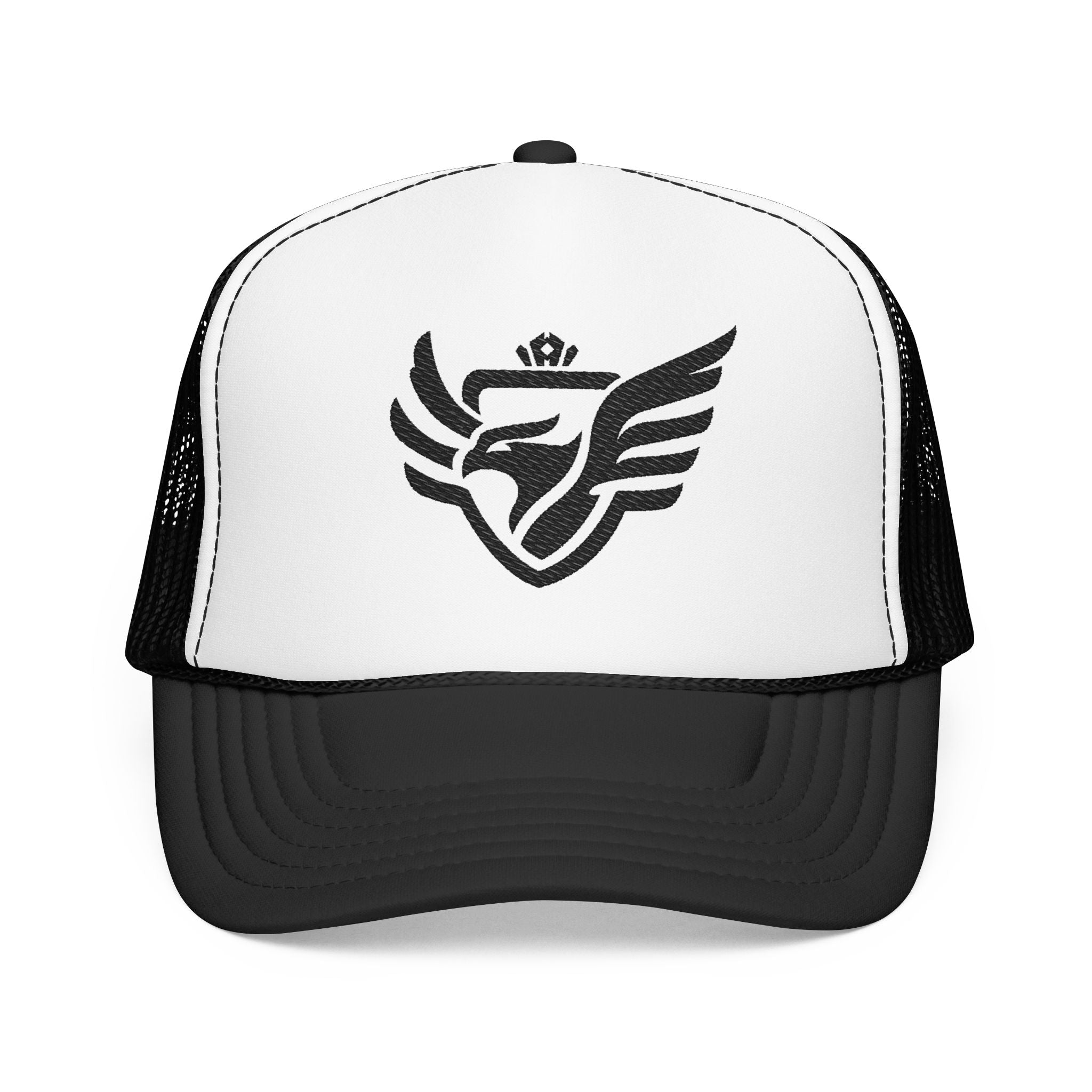 Royal Sparrow Embroidered Foam Trucker Hat