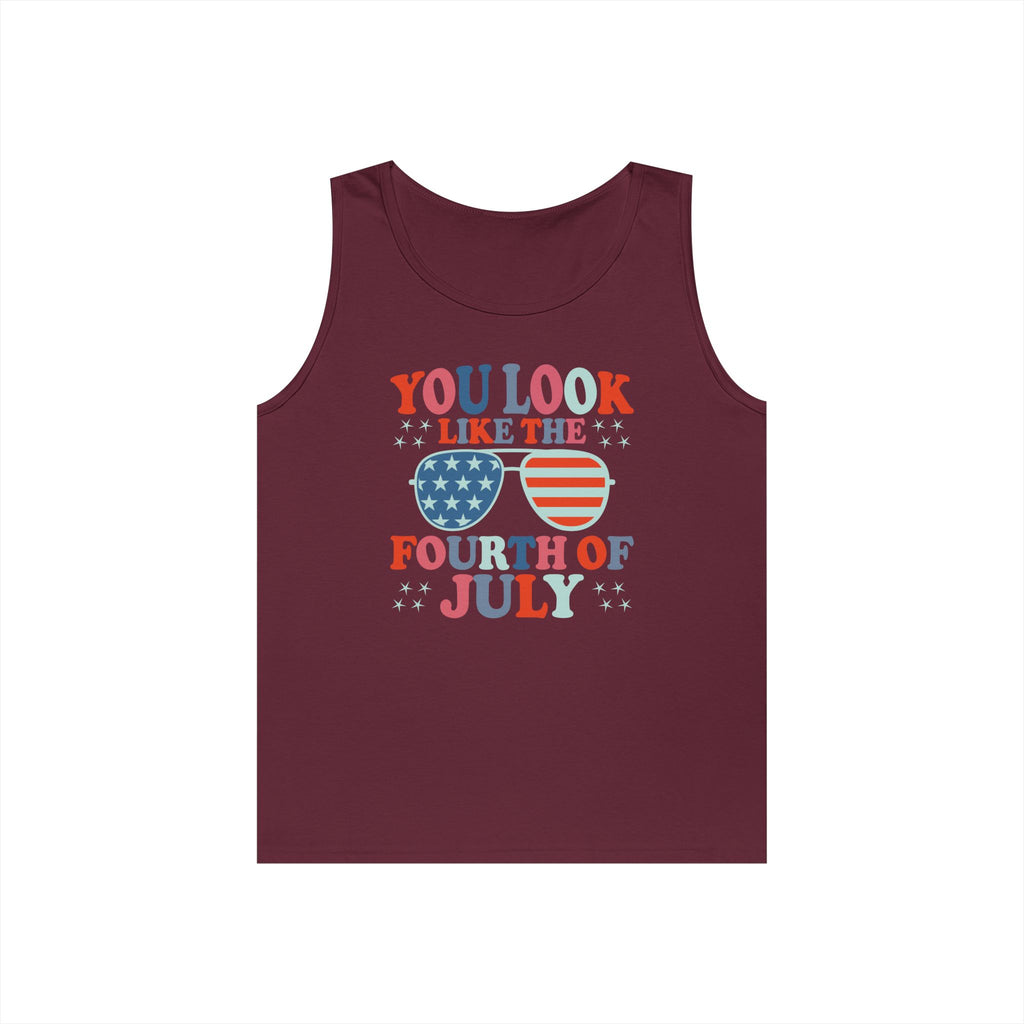 You Look Like Heavy Cotton Tank Top