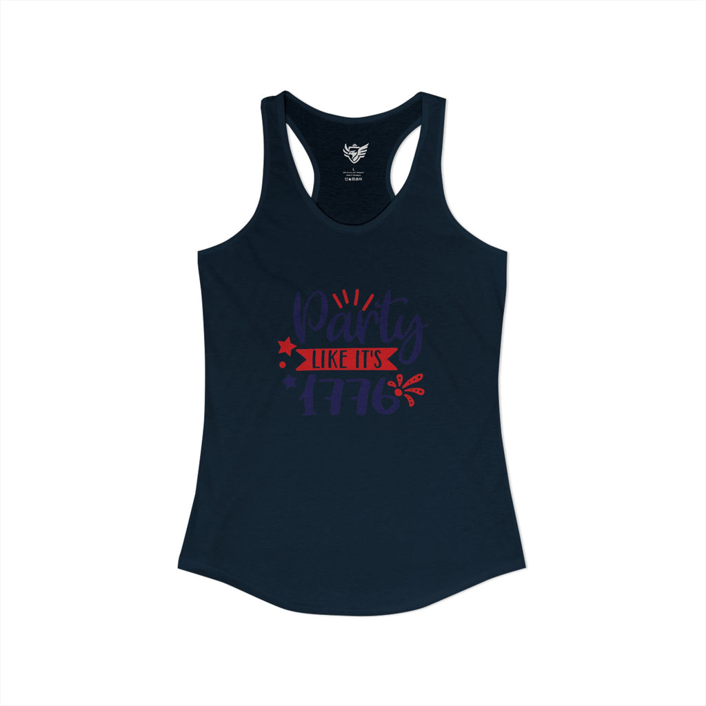 Party Like It's 1776 Ideal Racerback Tank