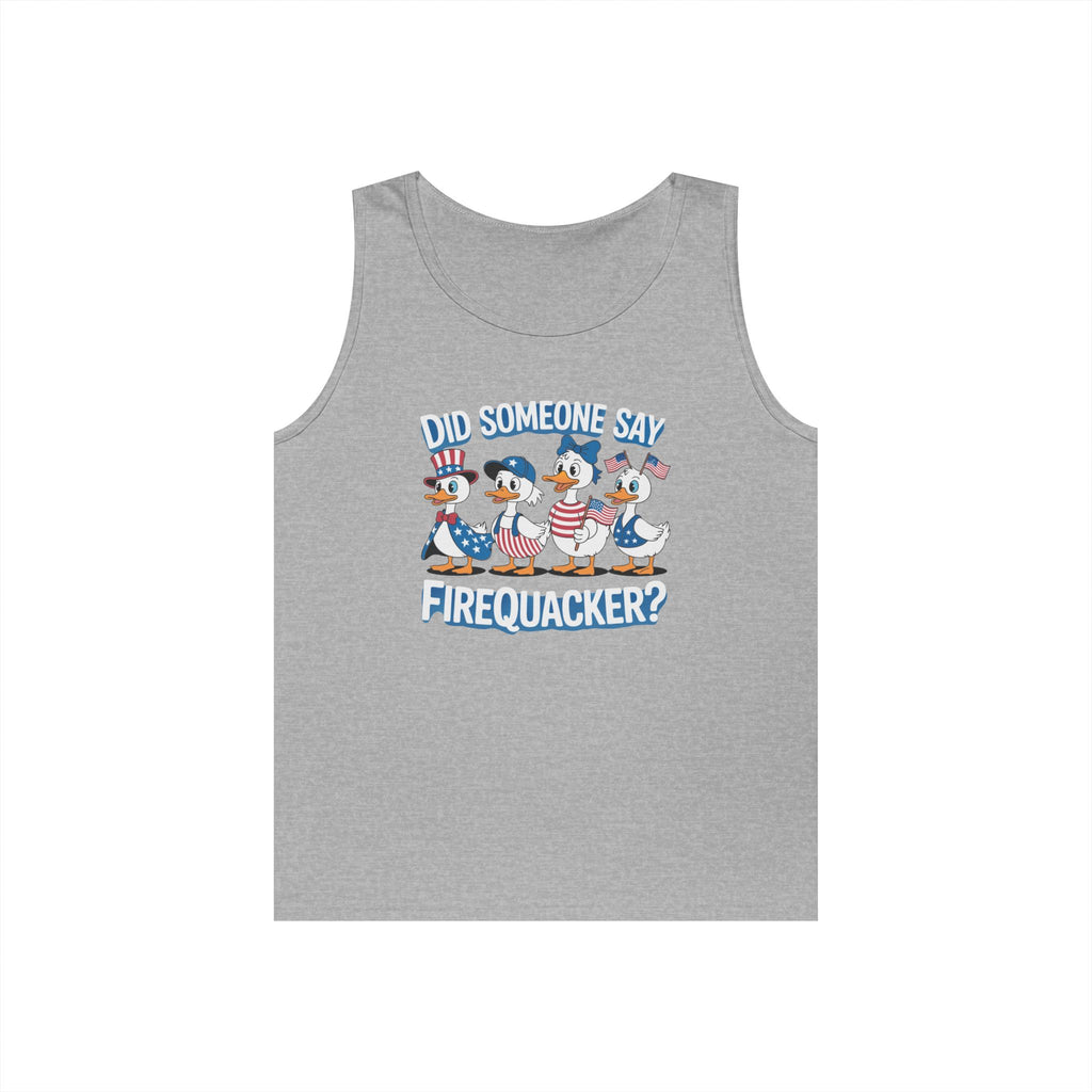 Firequackers Heavy Cotton Tank Top