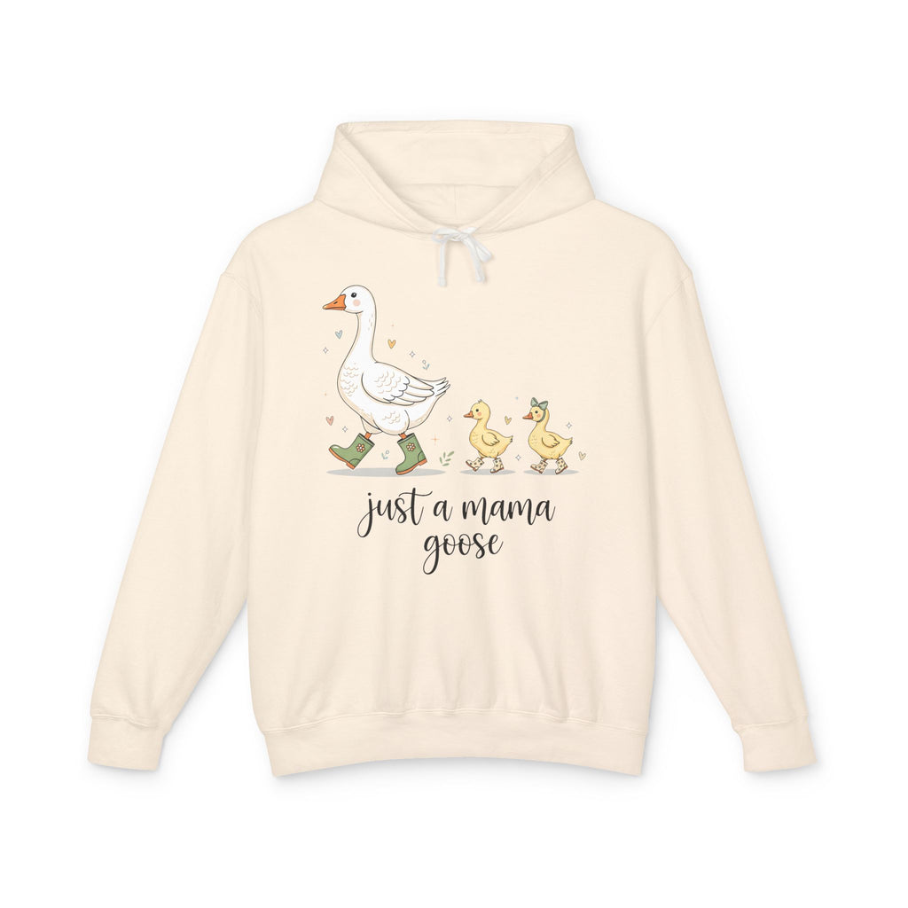 Just A Momma Goose Lightweight Hooded Sweatshirt