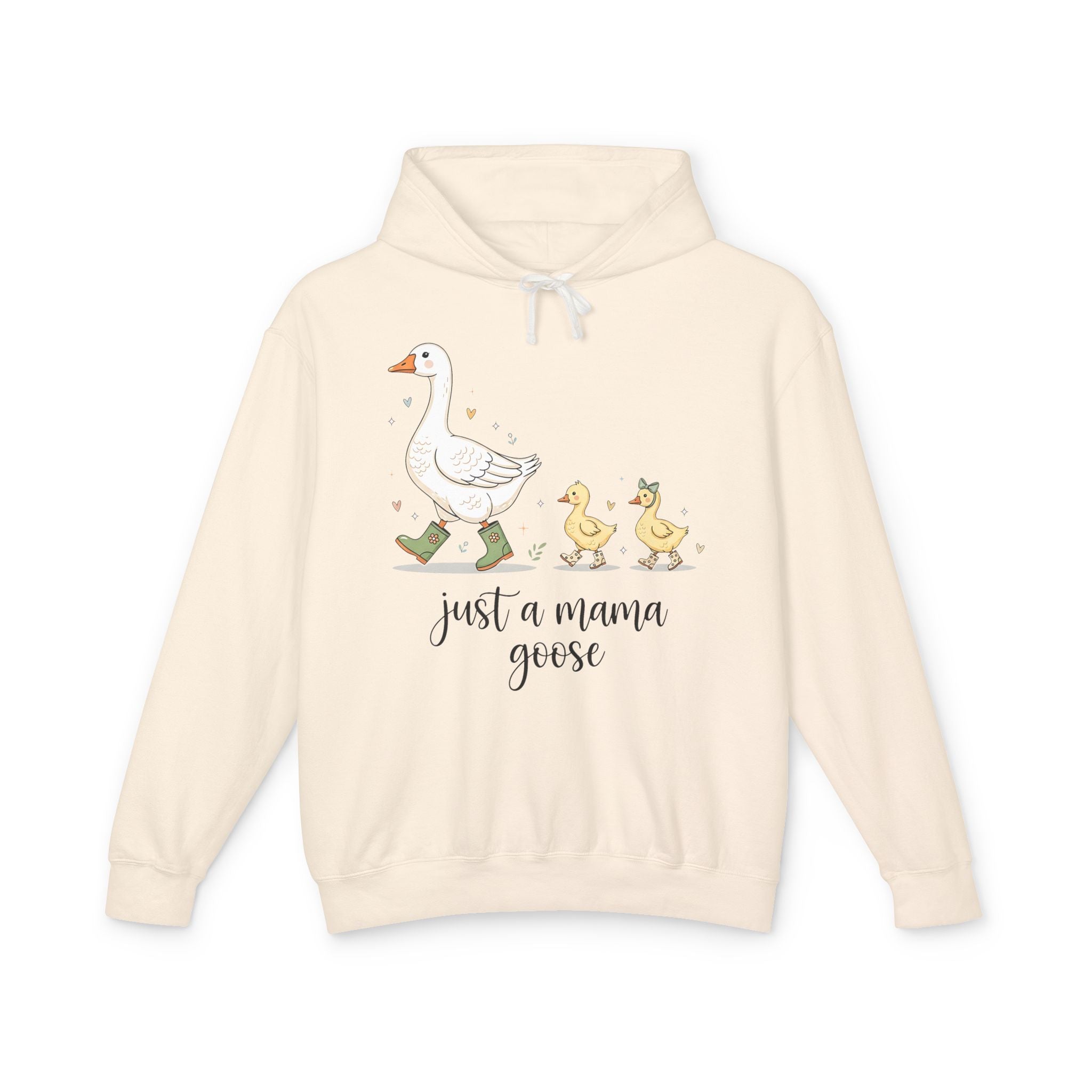Just A Momma Goose Lightweight Hooded Sweatshirt