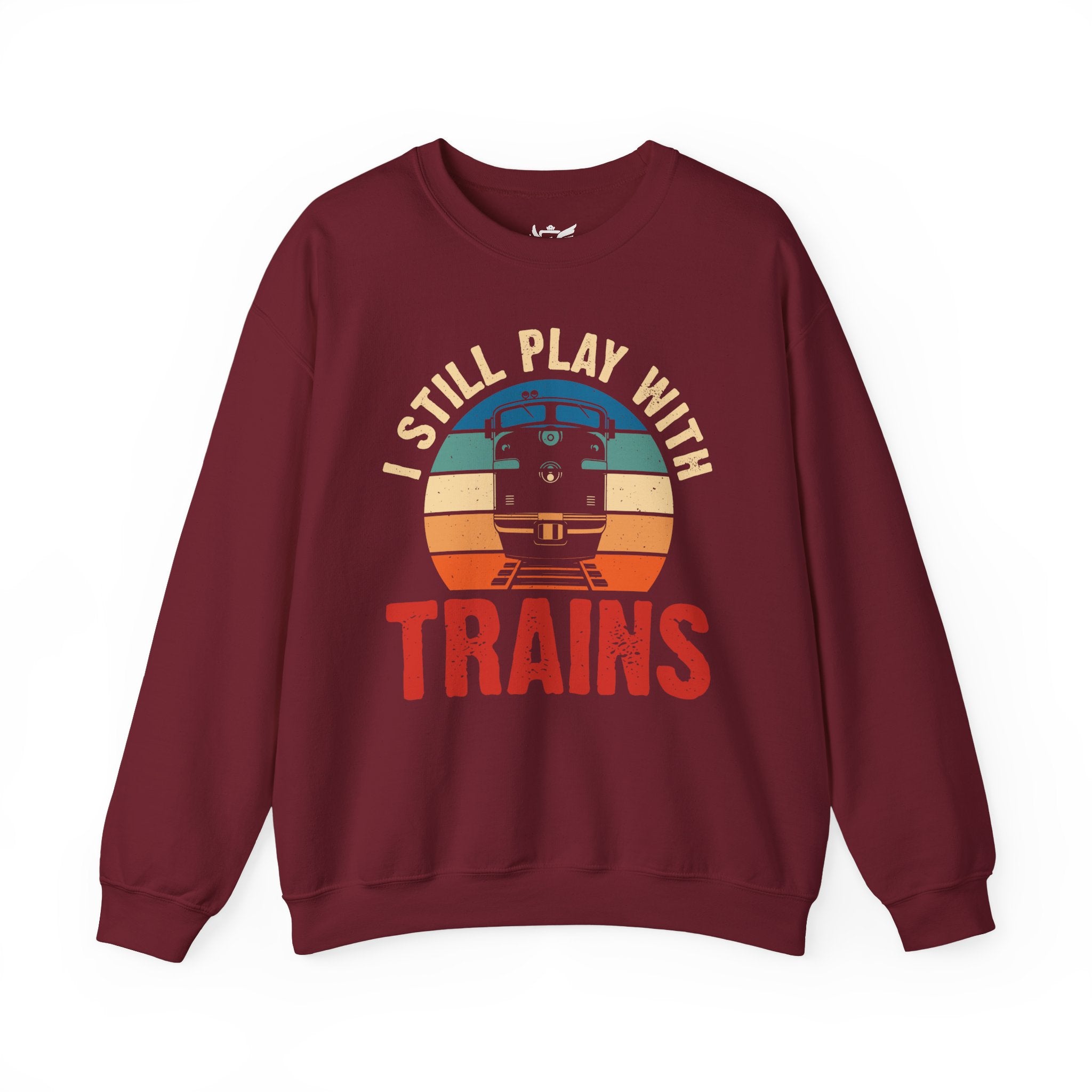 I Still Play With Trains Heavy Blend™ Crewneck Sweatshirt