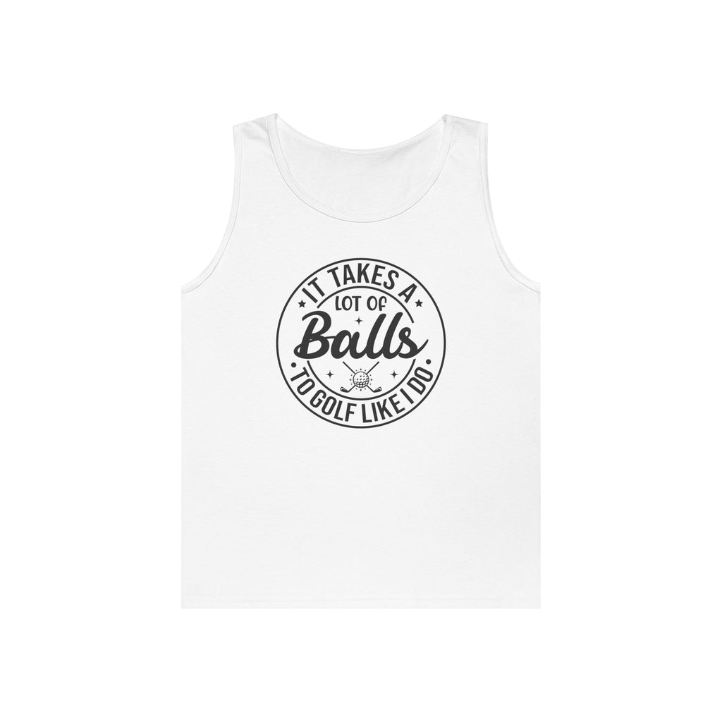 Golf Like I Do Heavy Cotton Tank Top