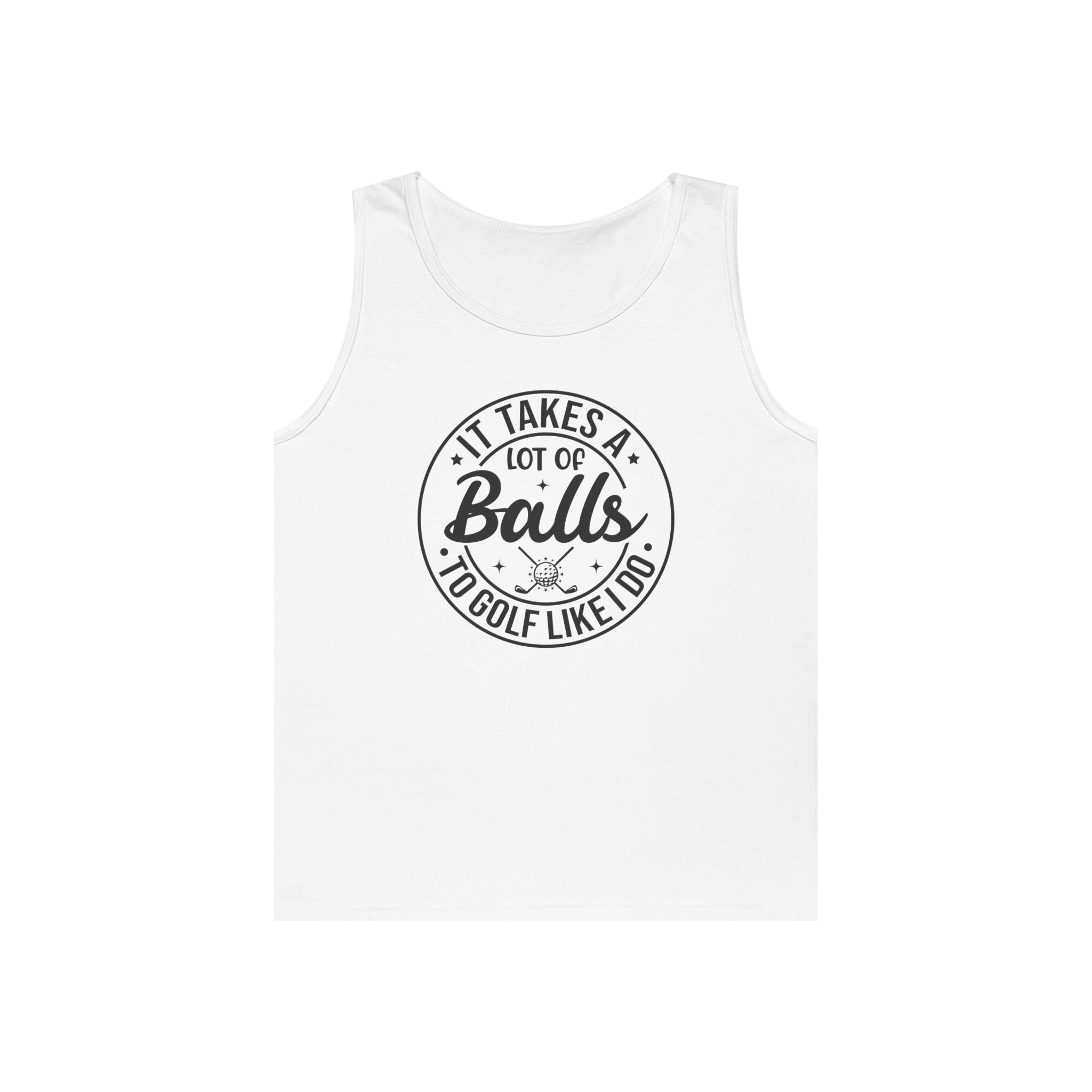 Golf Like I Do Heavy Cotton Tank Top