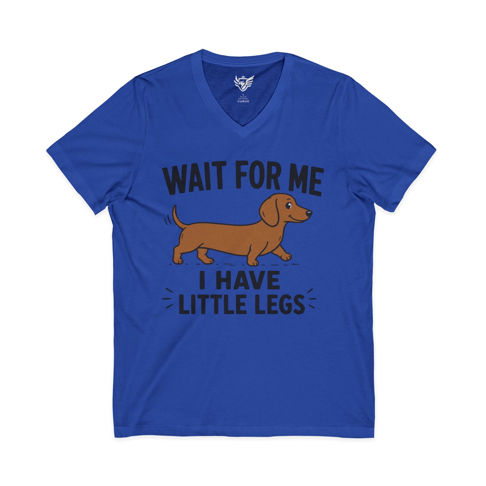 Little Legs Jersey Short Sleeve V-Neck Tee