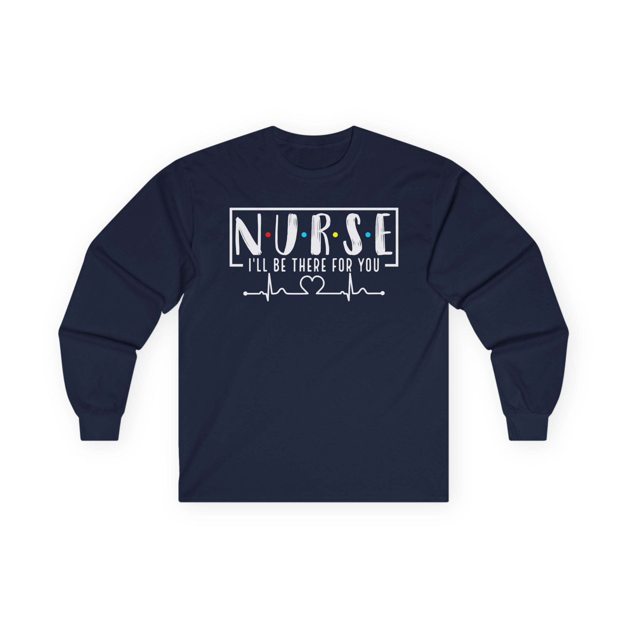 Friends Theme Nurse Cotton Long Sleeve Tee
