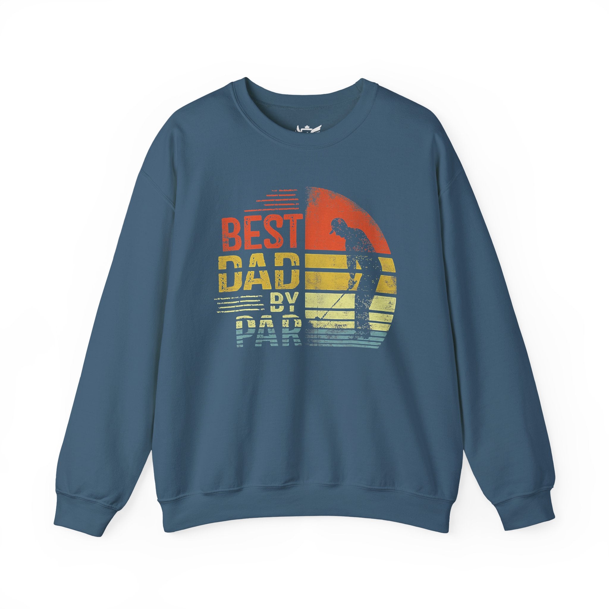 Best Dad By Par Heavy Blend™ Crewneck Sweatshirt