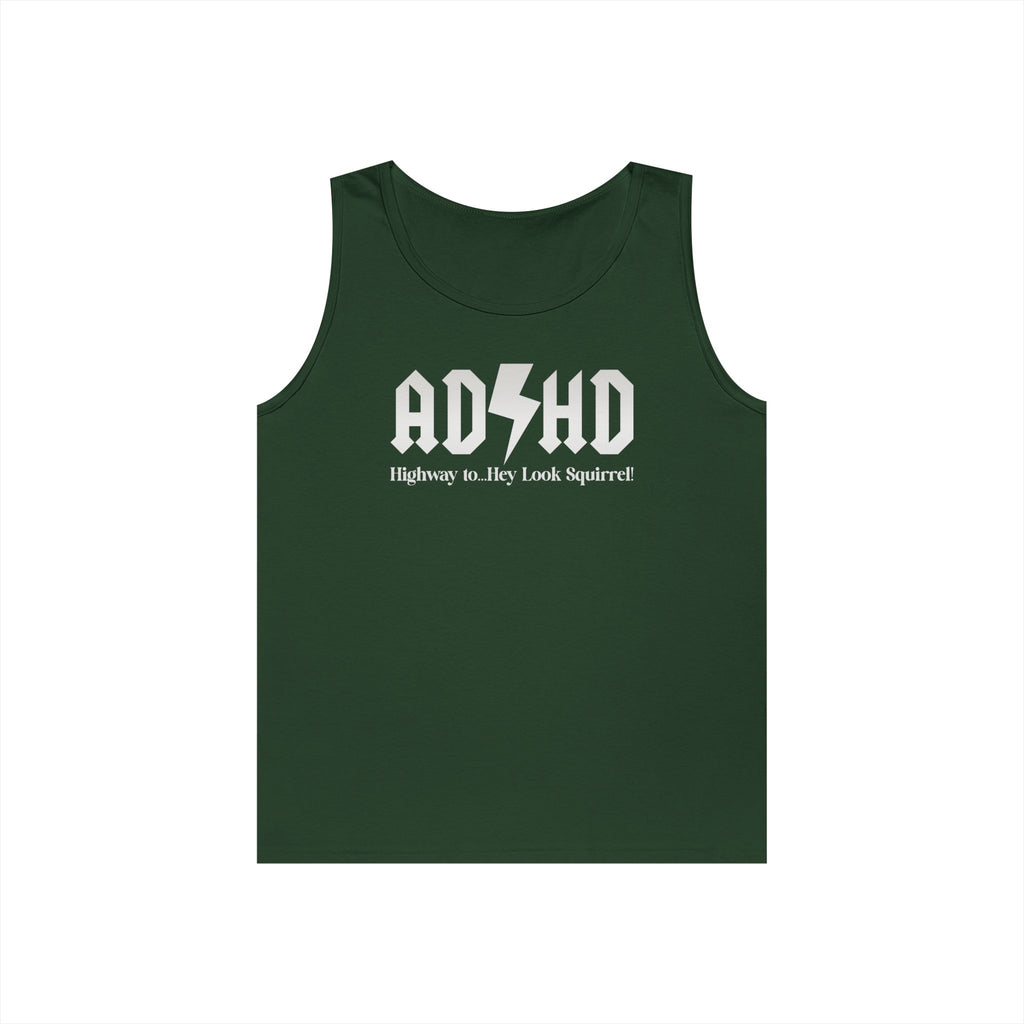 ADHD Highway to... Heavy Cotton Tank Top