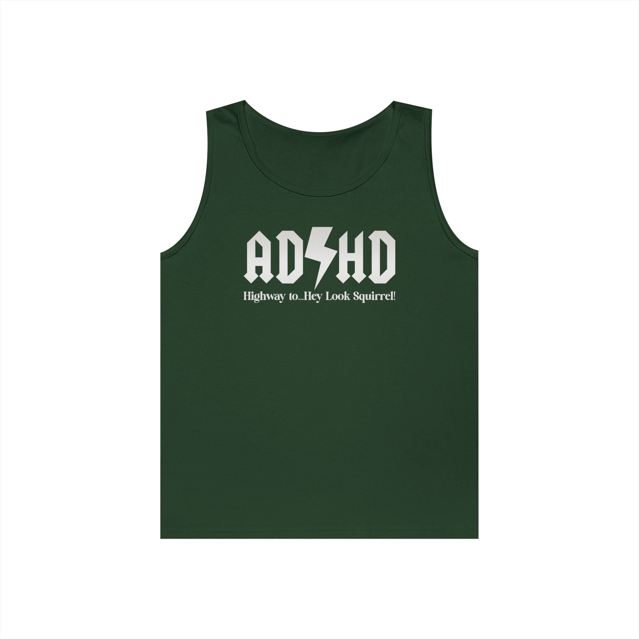 ADHD Highway to... Heavy Cotton Tank Top