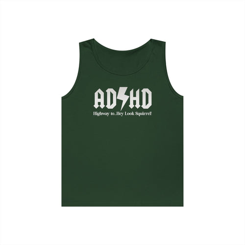 ADHD Highway to... Heavy Cotton Tank Top