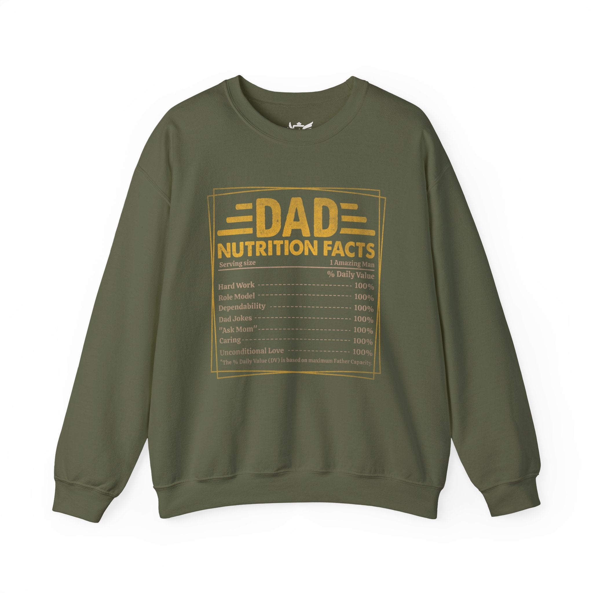 Dad Nutrition Facts Heavy Blend™ Crewneck Sweatshirt