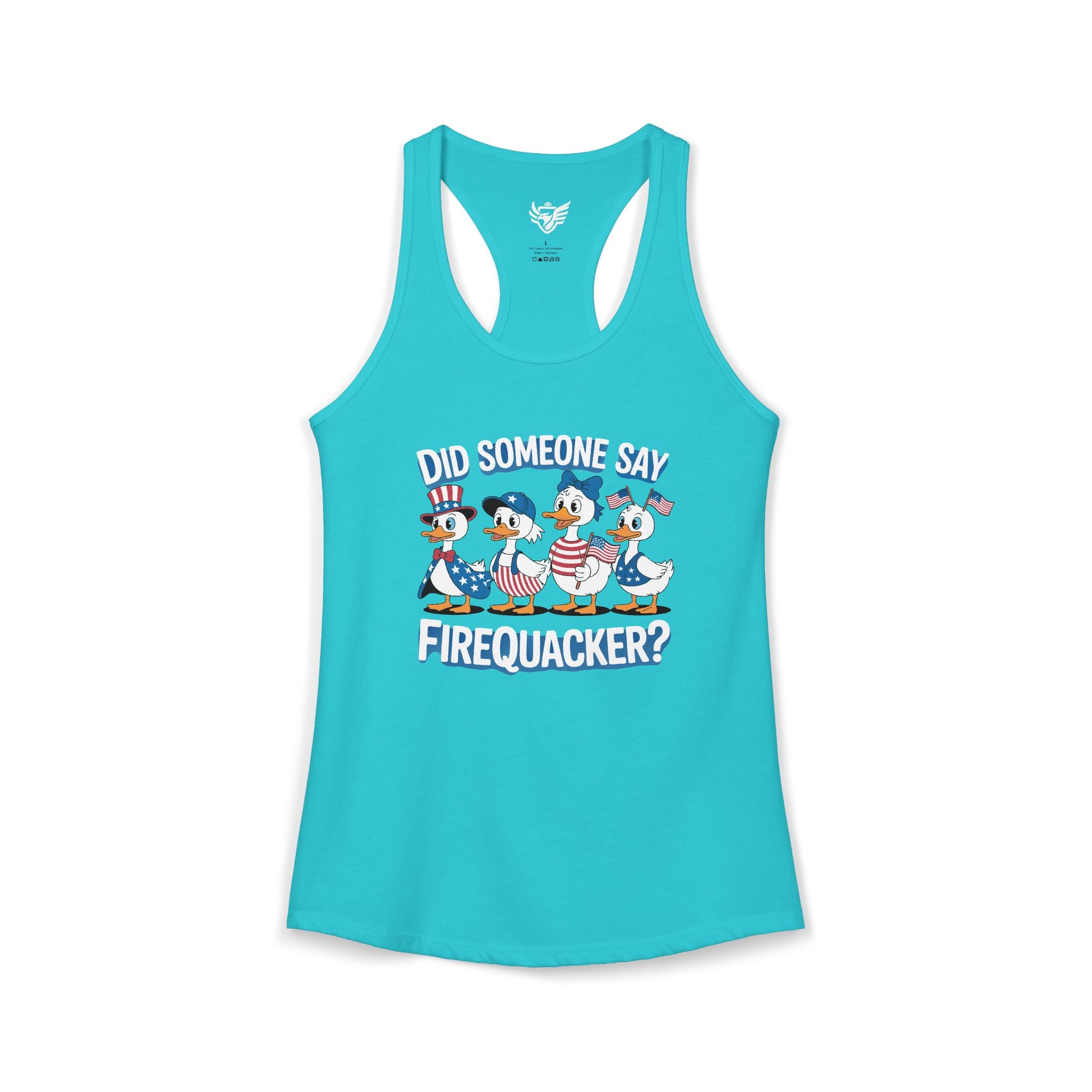 Firequackers Ideal Racerback Tank