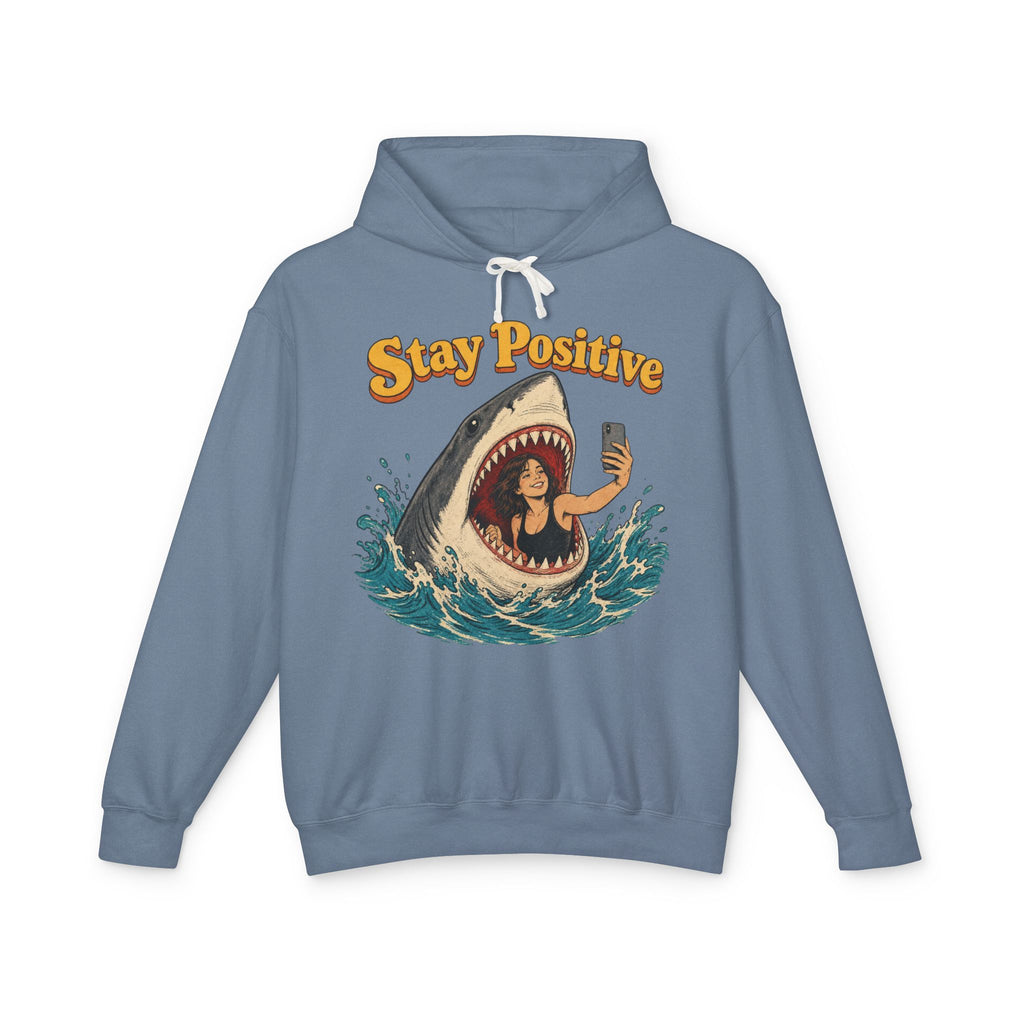 Stay Positive Lightweight Hooded Sweatshirt