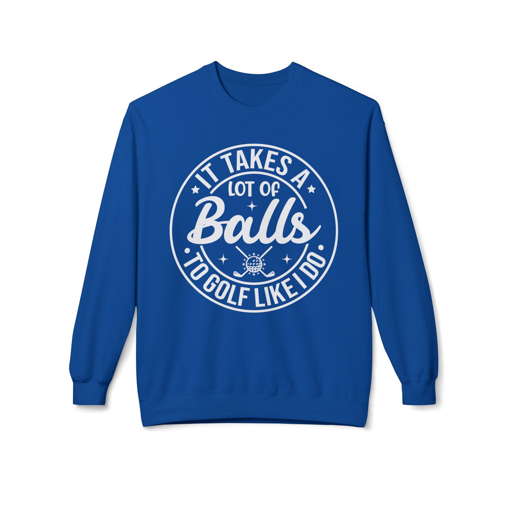 Golf Like I Do Midweight Softstyle Fleece Crewneck Sweatshirt