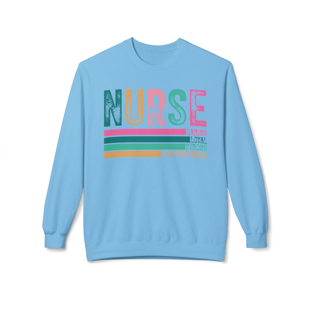 Nurse Midweight Softstyle Fleece Crewneck Sweatshirt