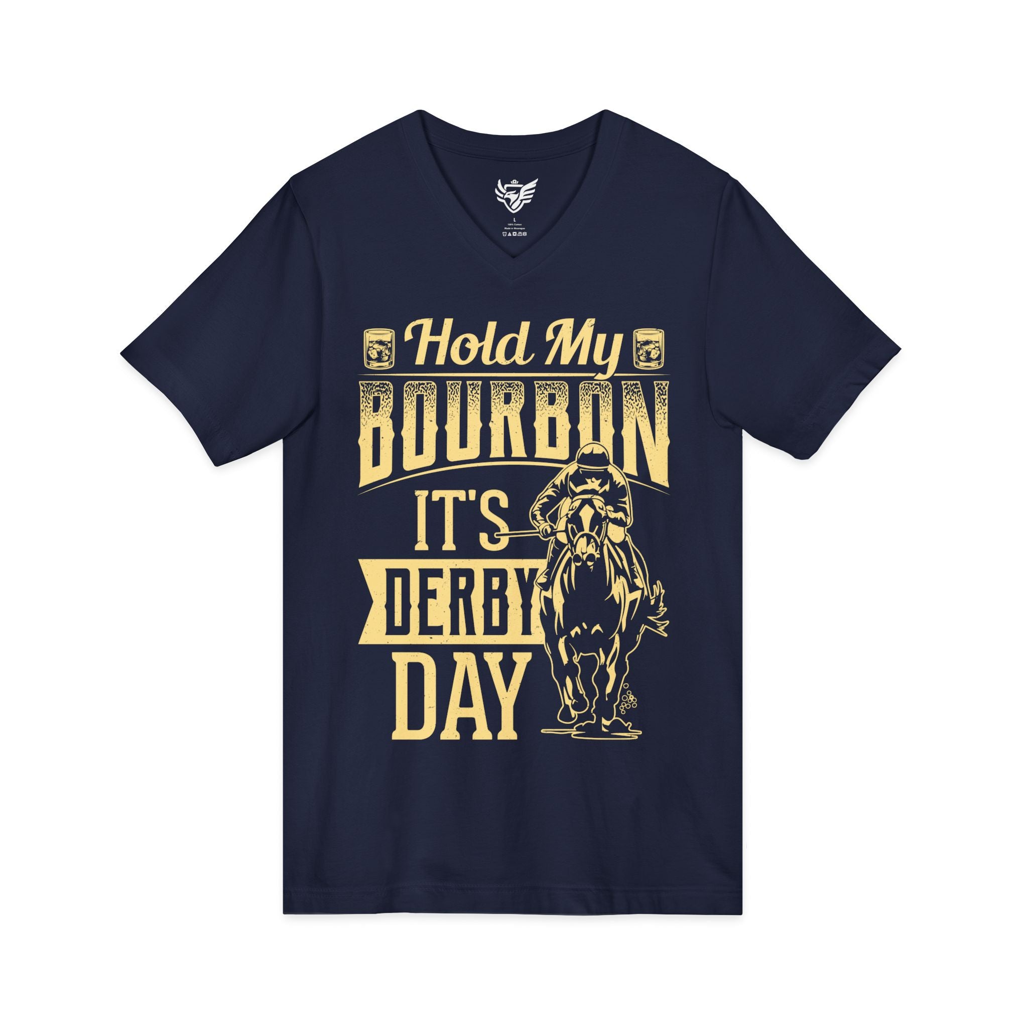 Derby Day Jersey Short Sleeve V-Neck Tee
