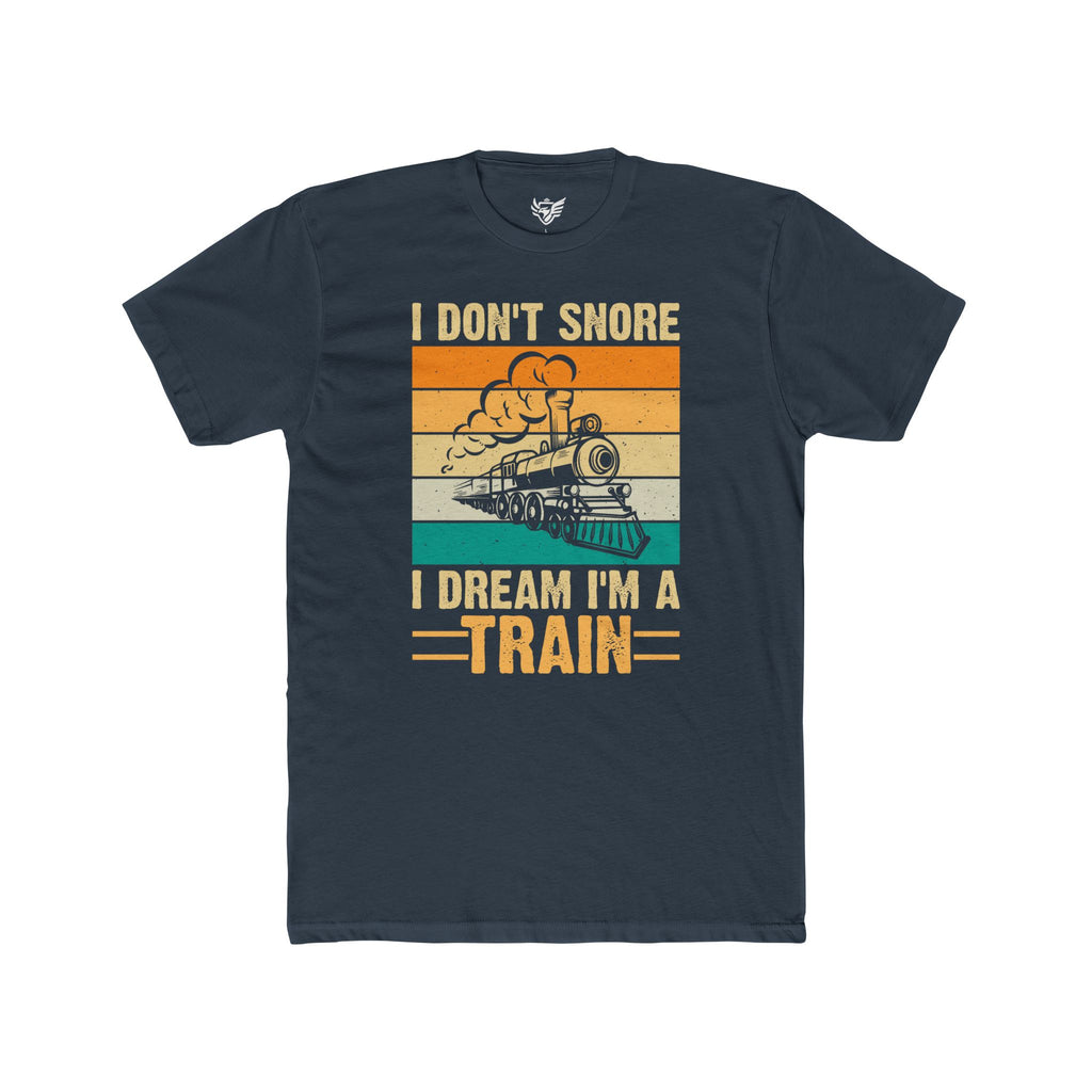 I Don't Snore Cotton Crew Tee