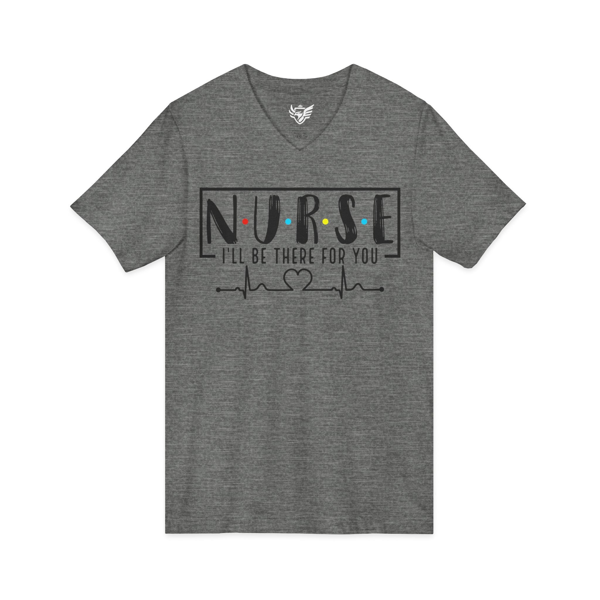 Friend's Theme Nurse Jersey Short Sleeve V-Neck Tee