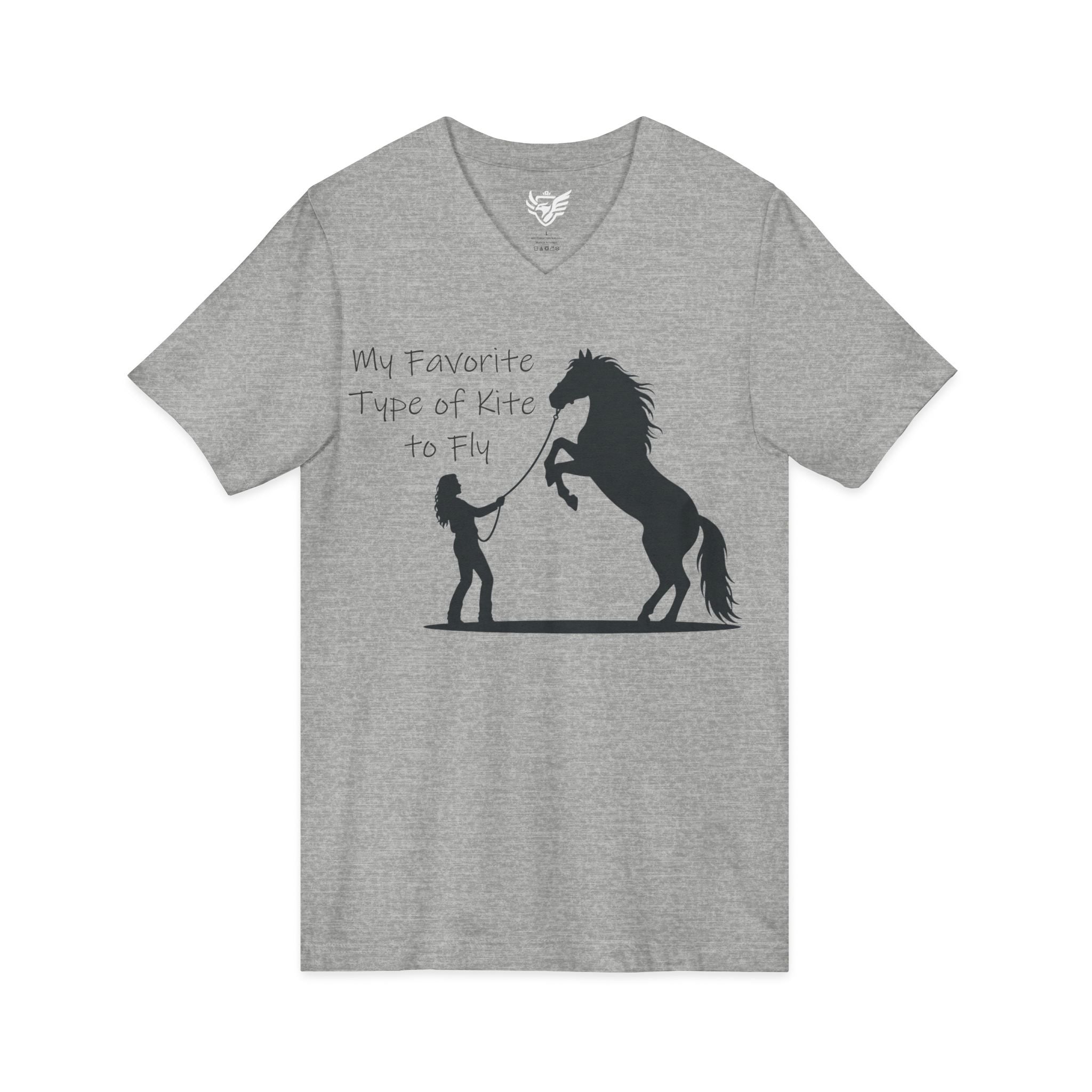 My Favorite Type of Kite Jersey Short Sleeve V-Neck Tee