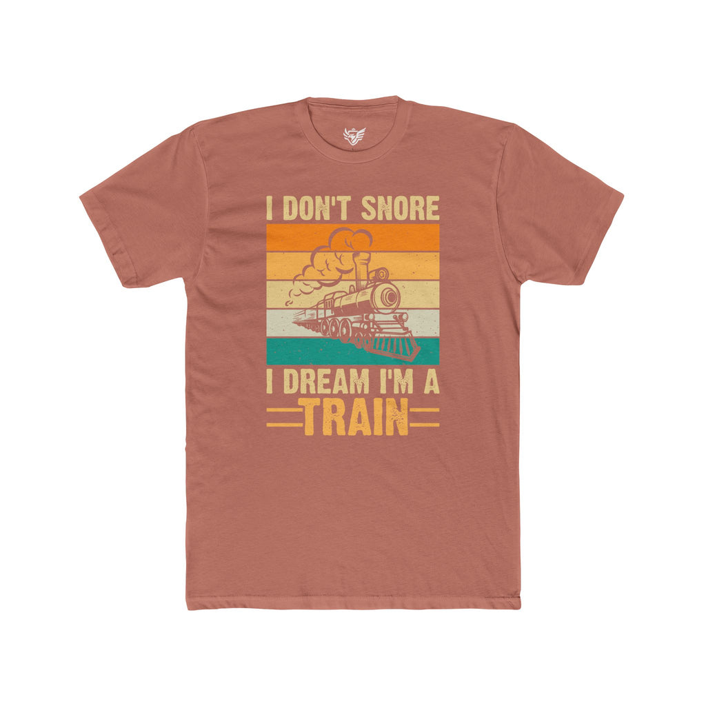 I Don't Snore Cotton Crew Tee