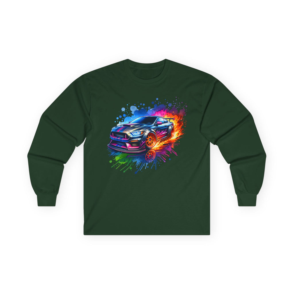 Colorblast Vroom Cotton Long Sleeve Tee
