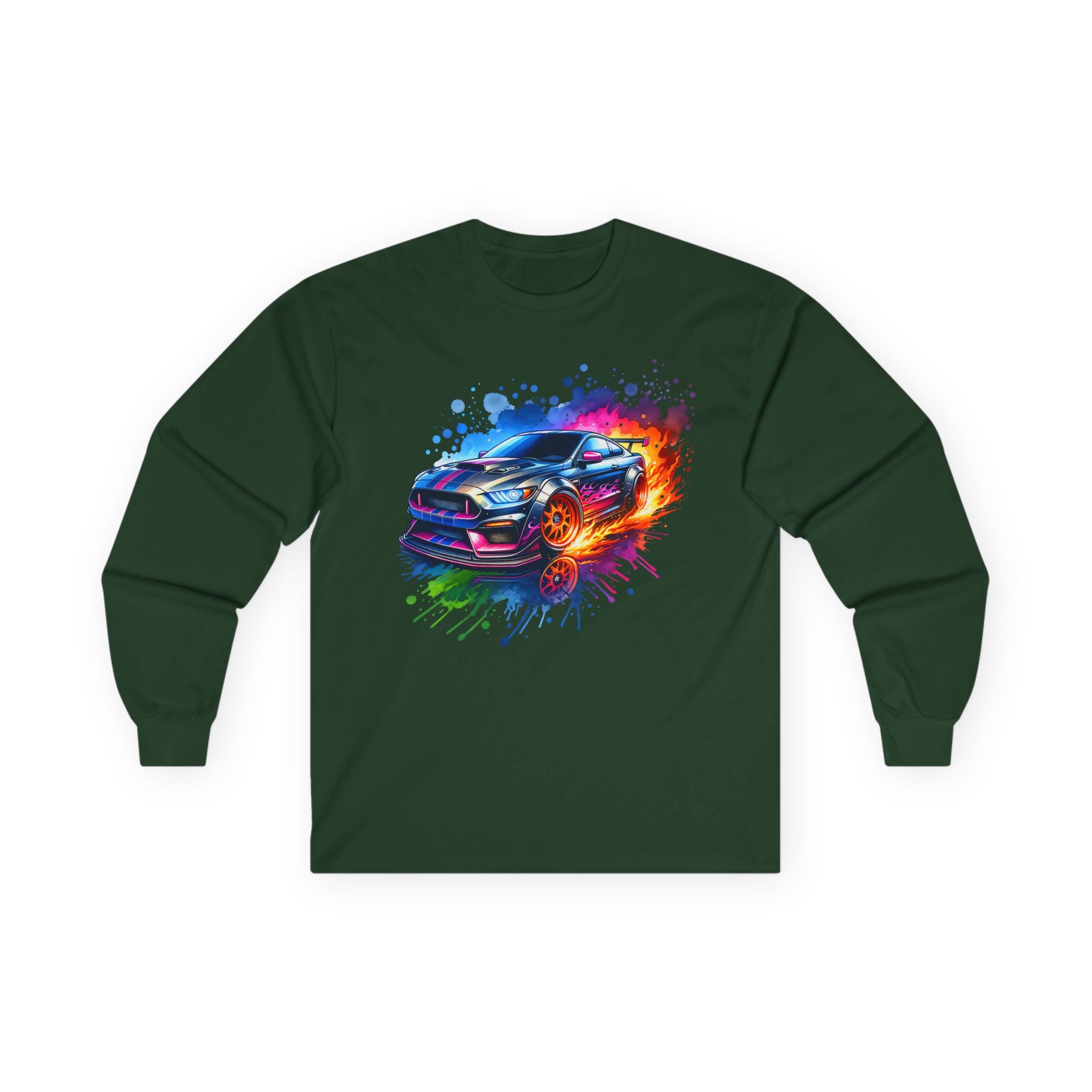 Colorblast Vroom Cotton Long Sleeve Tee