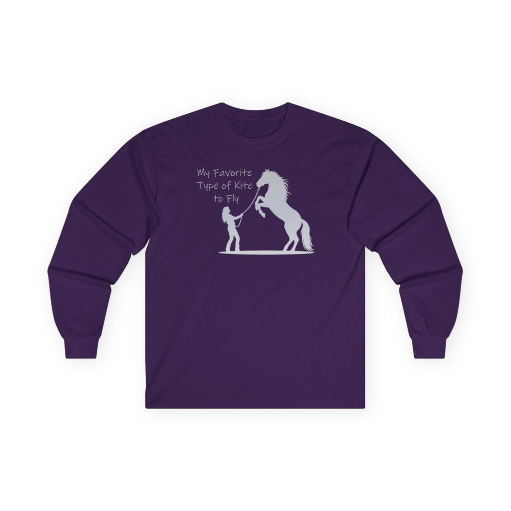 My Favorite Type of Kite Cotton Long Sleeve Tee
