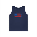 USA Jet Flag Heavy Cotton Tank Top