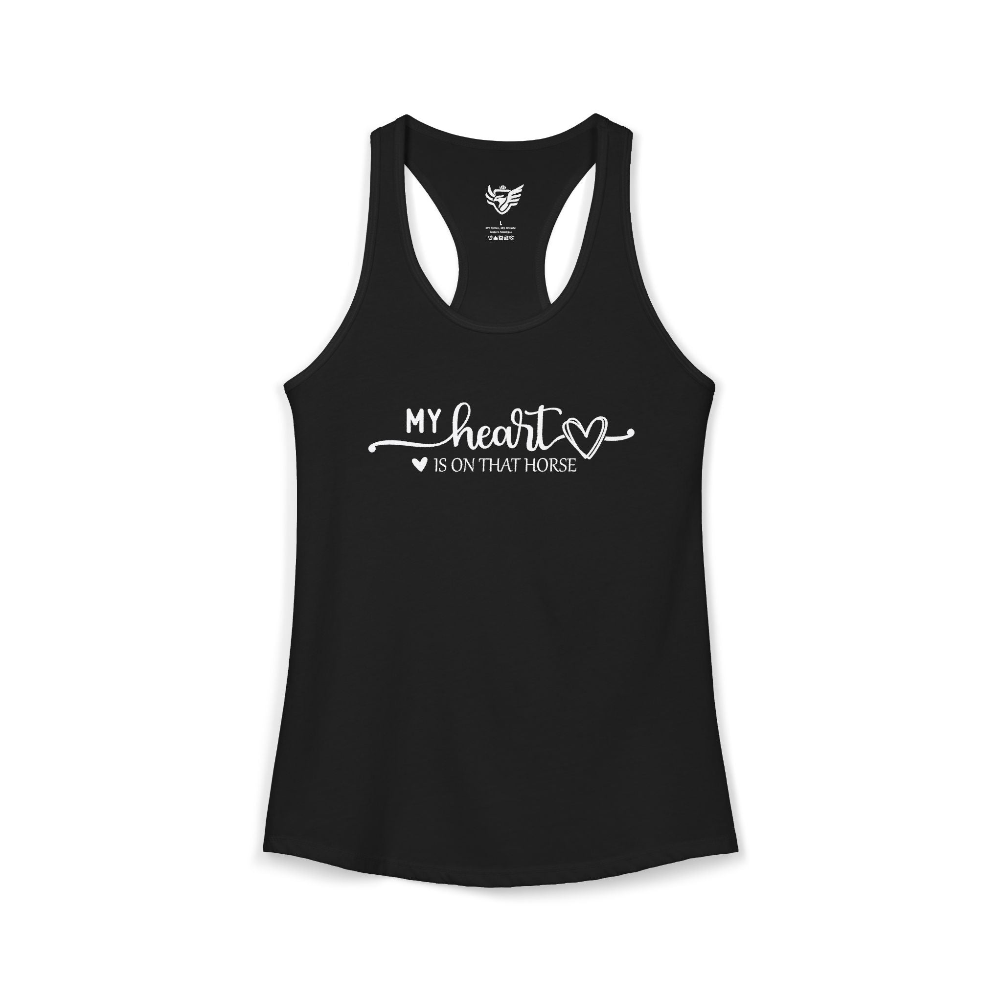 Heart on Horse Ideal Racerback Tank