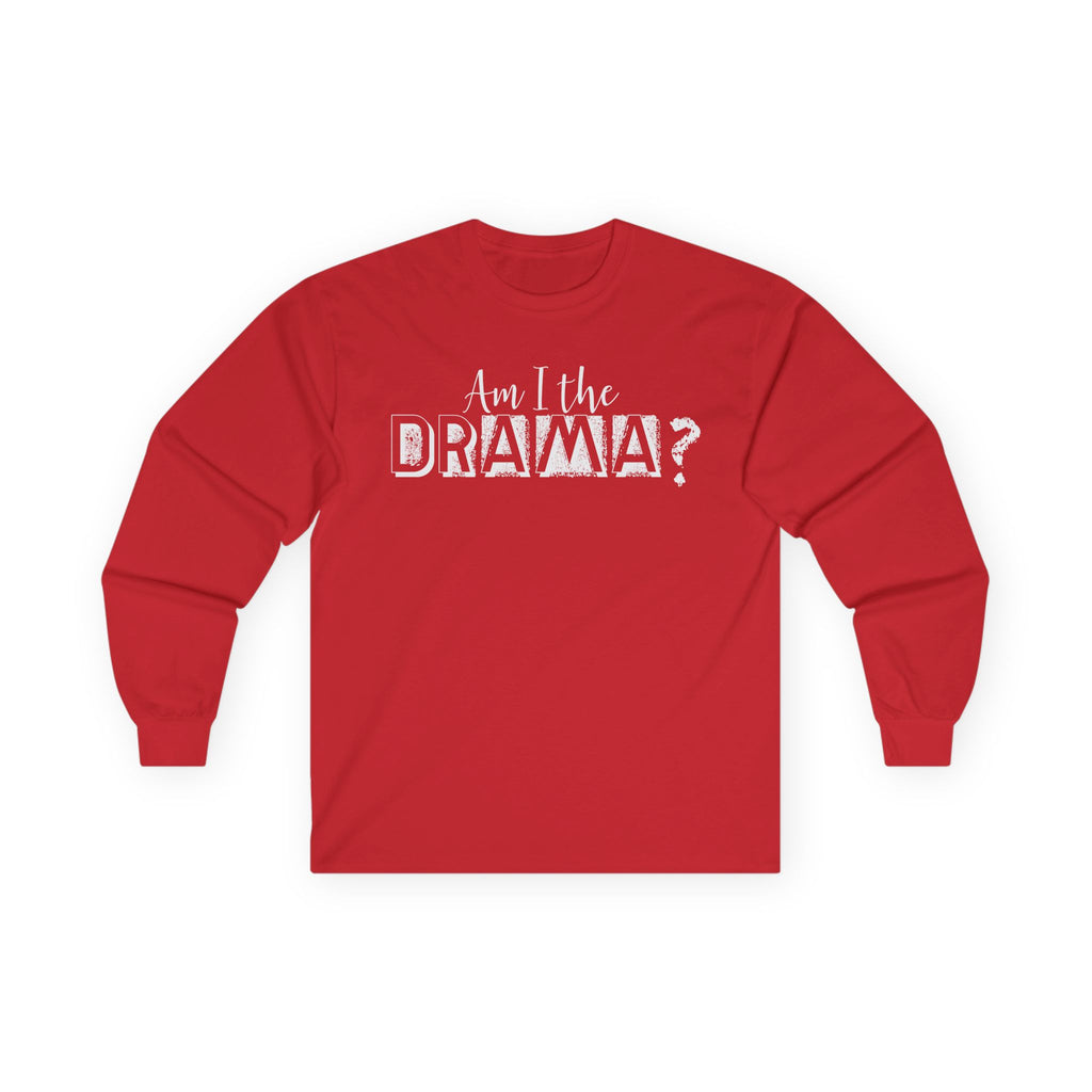 Drama Cotton Long Sleeve Tee