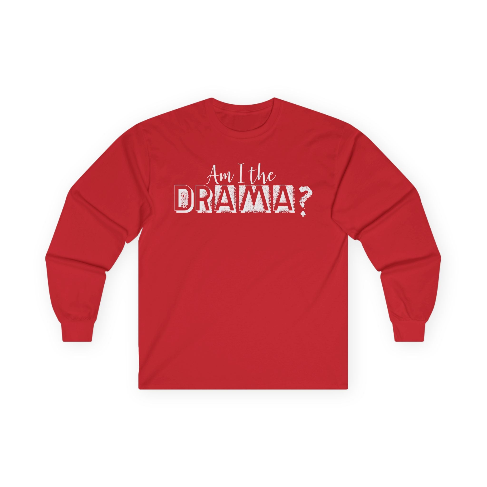 Drama Cotton Long Sleeve Tee