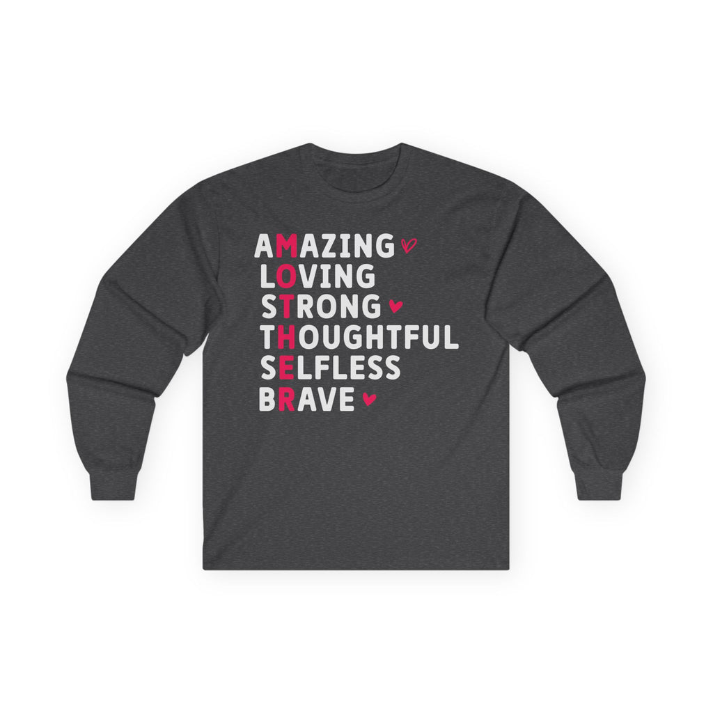 Mother Cotton Long Sleeve Tee