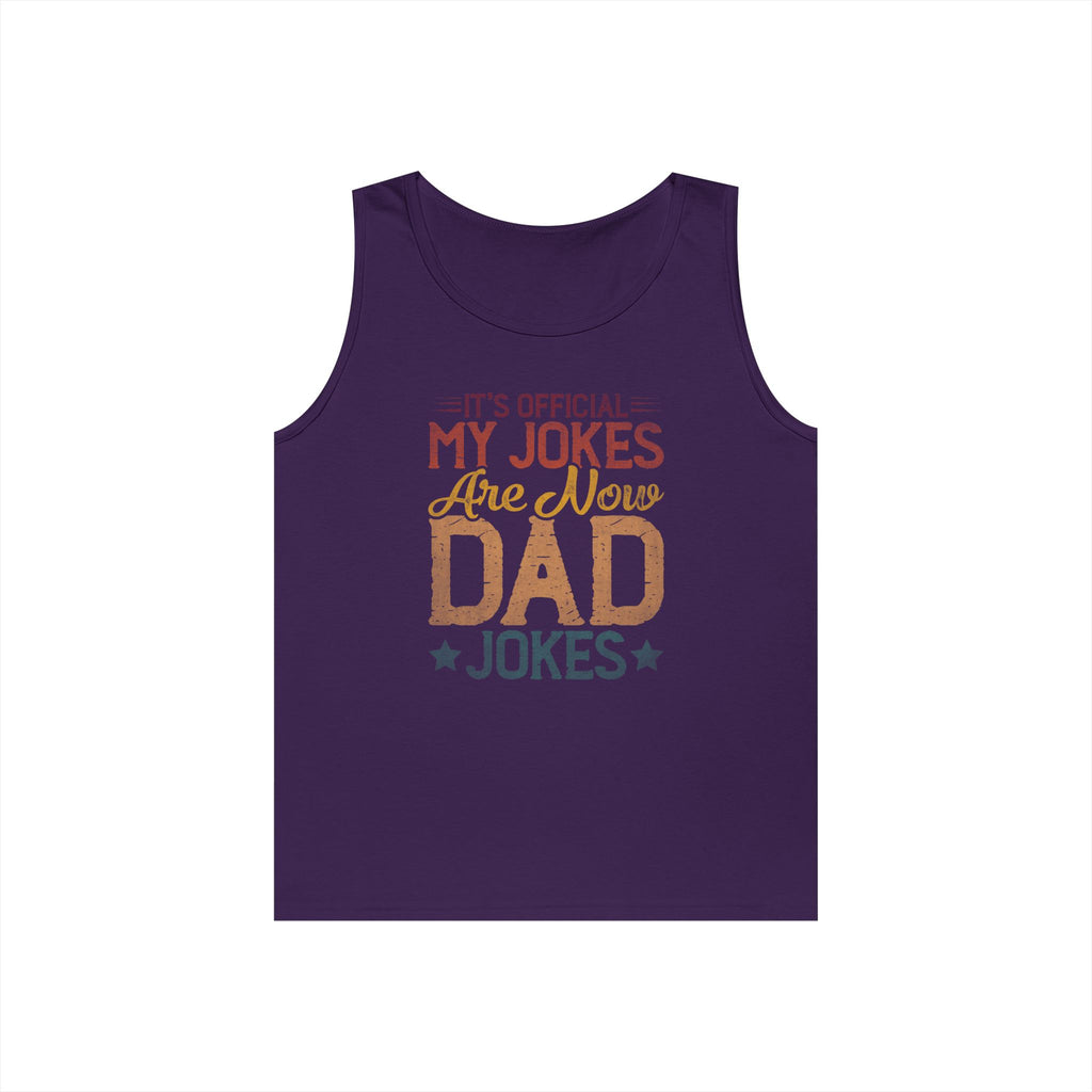 Dad Jokes Heavy Cotton Tank Top