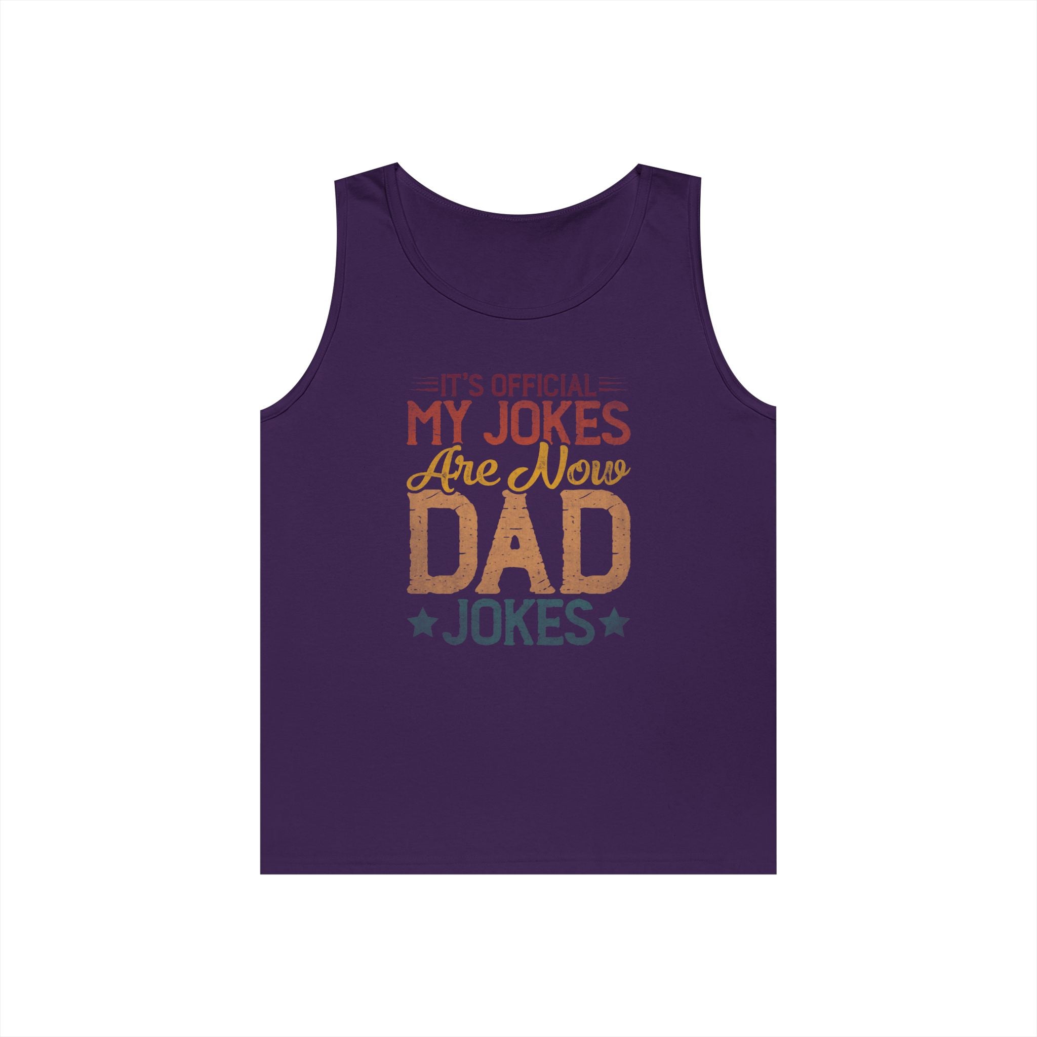 Dad Jokes Heavy Cotton Tank Top
