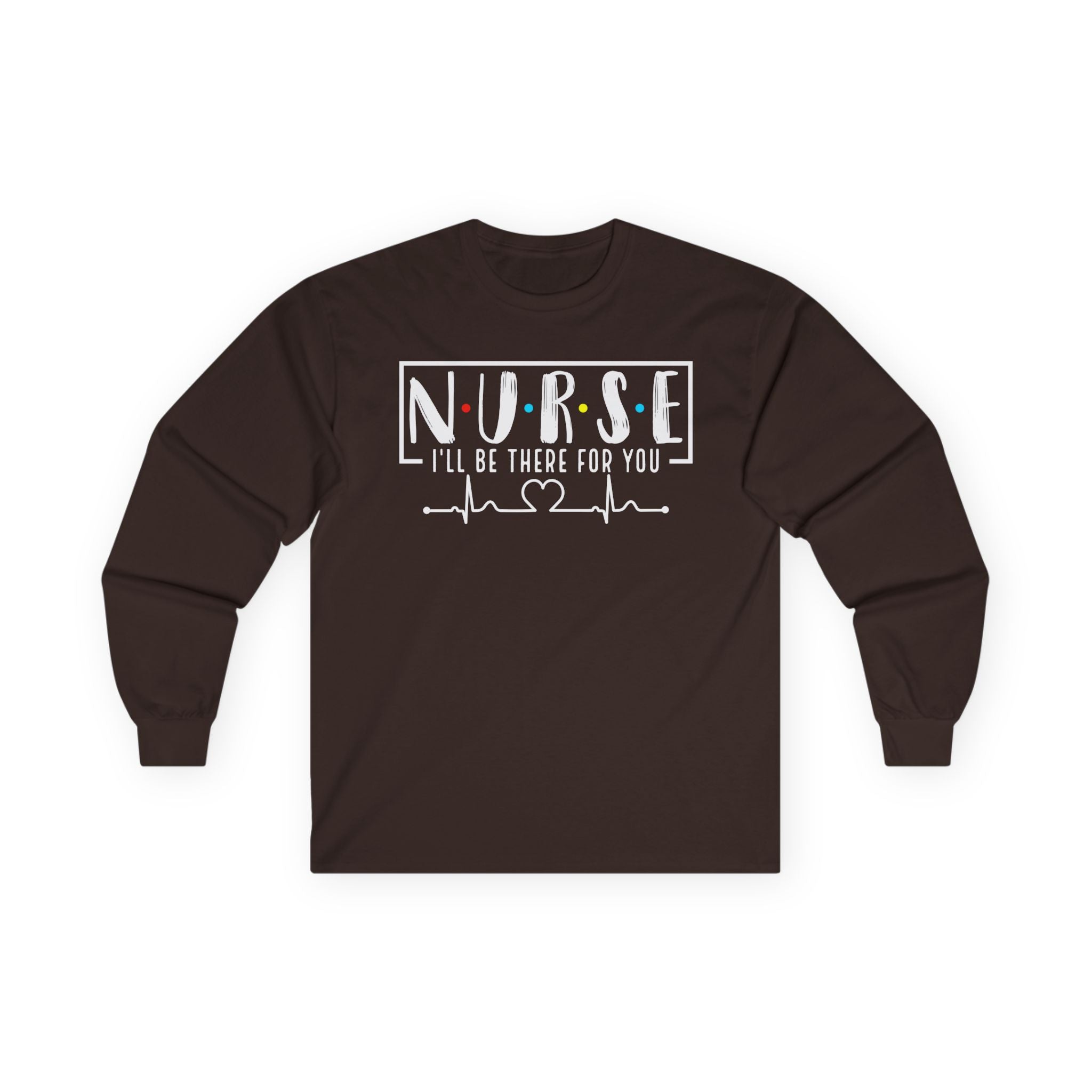 Friends Theme Nurse Cotton Long Sleeve Tee