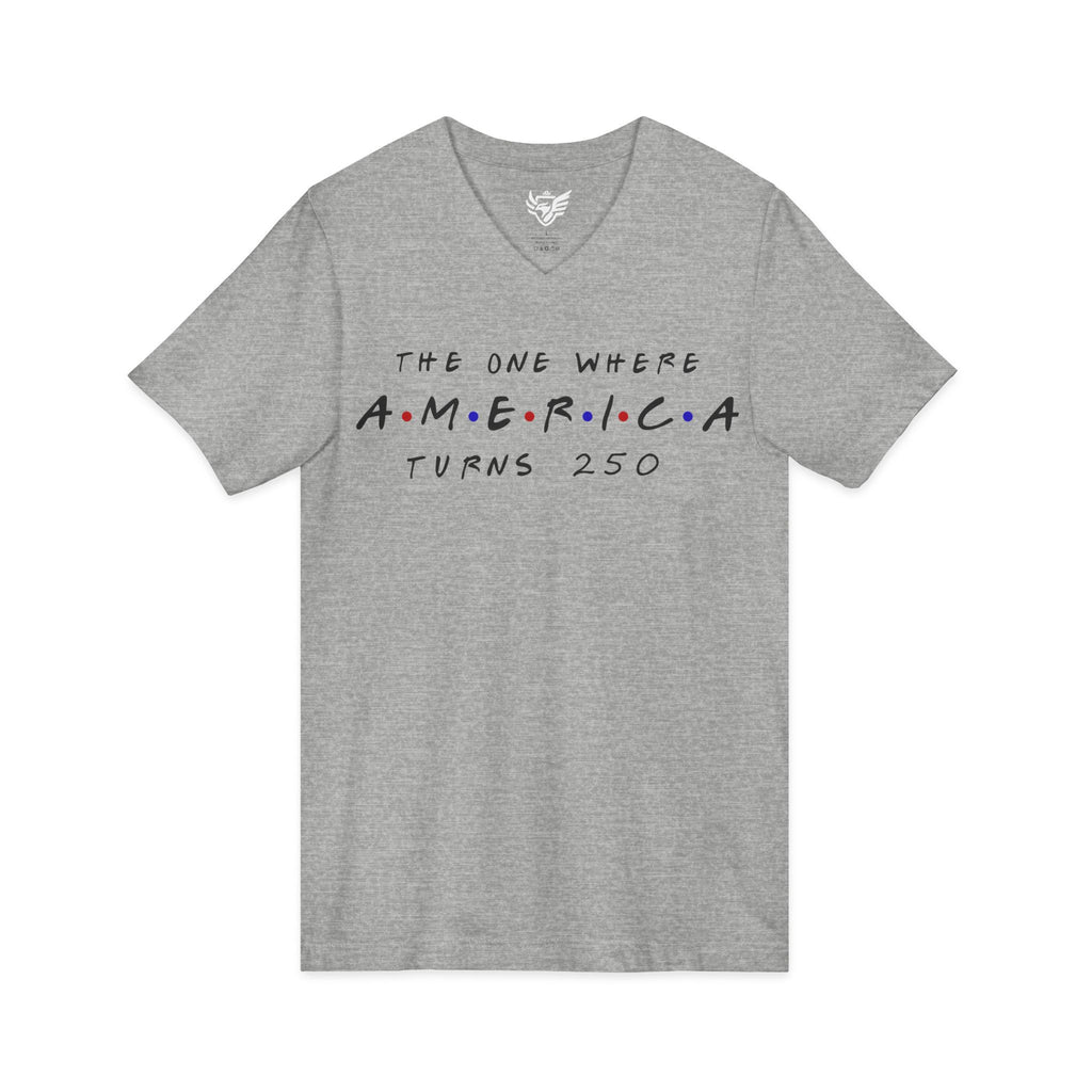 The One Where Jersey Short Sleeve V-Neck Tee