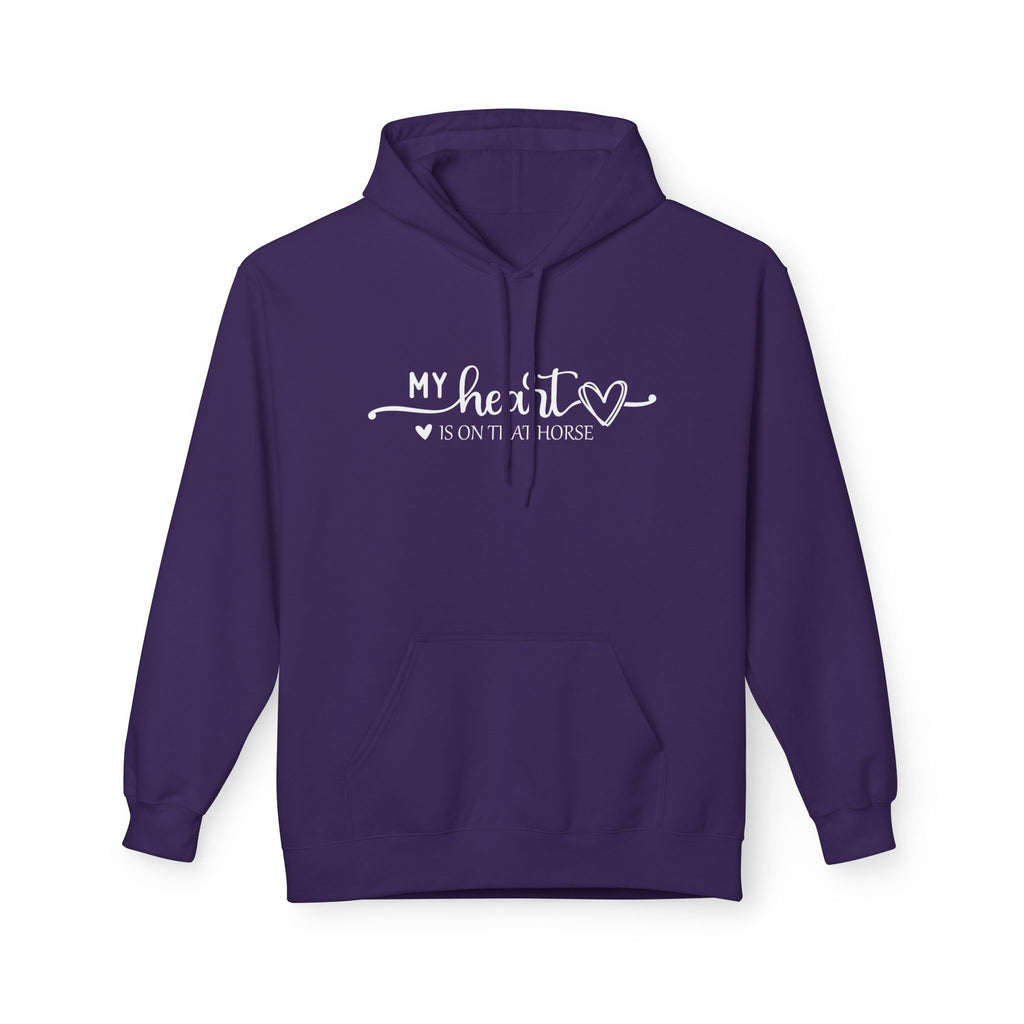 Heart on Horse Midweight Softstyle Fleece Hoodie