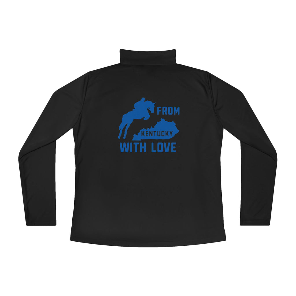 Ladies KY with Love Quarter-Zip Pullover