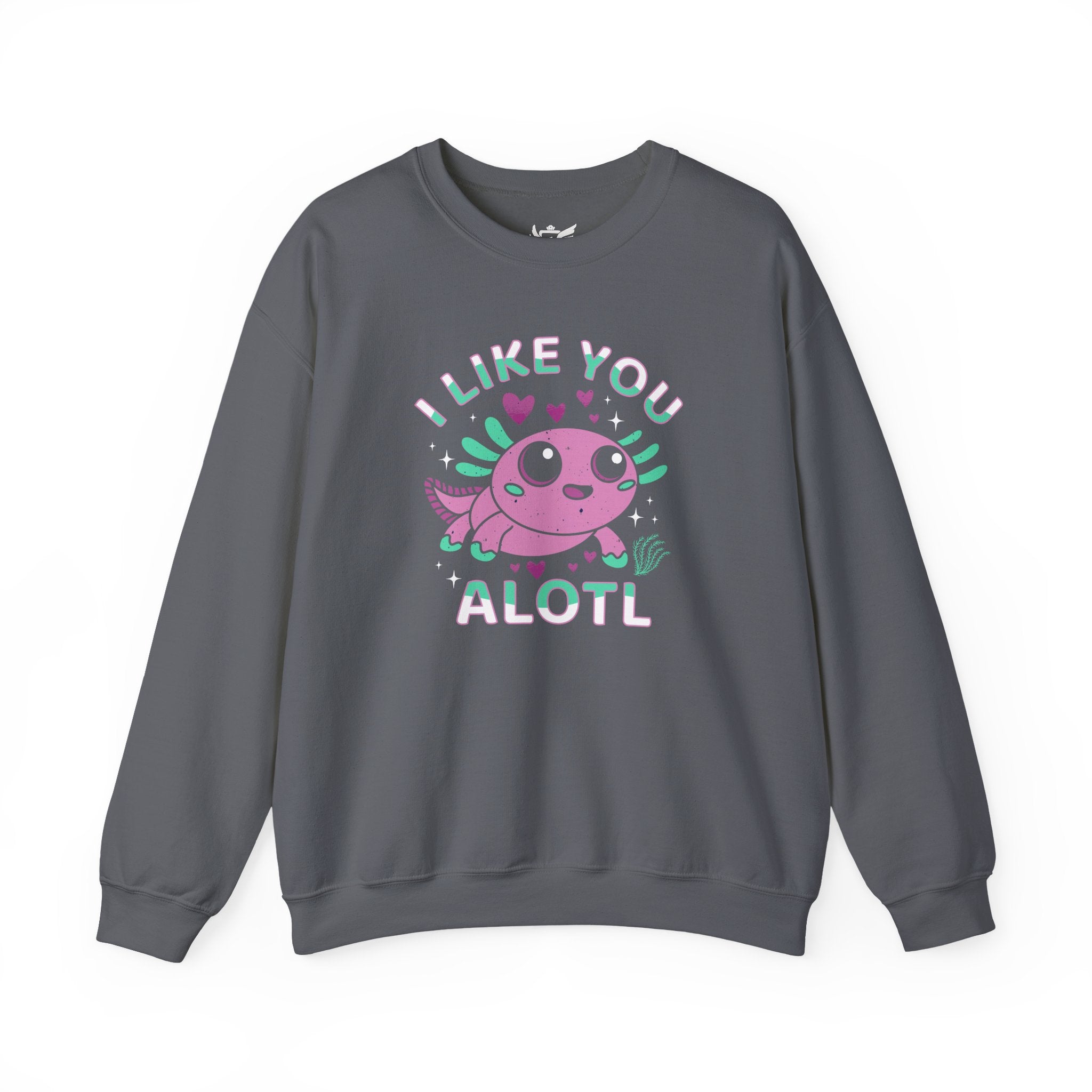 I Like You Alotl Heavy Blend™ Crewneck Sweatshirt
