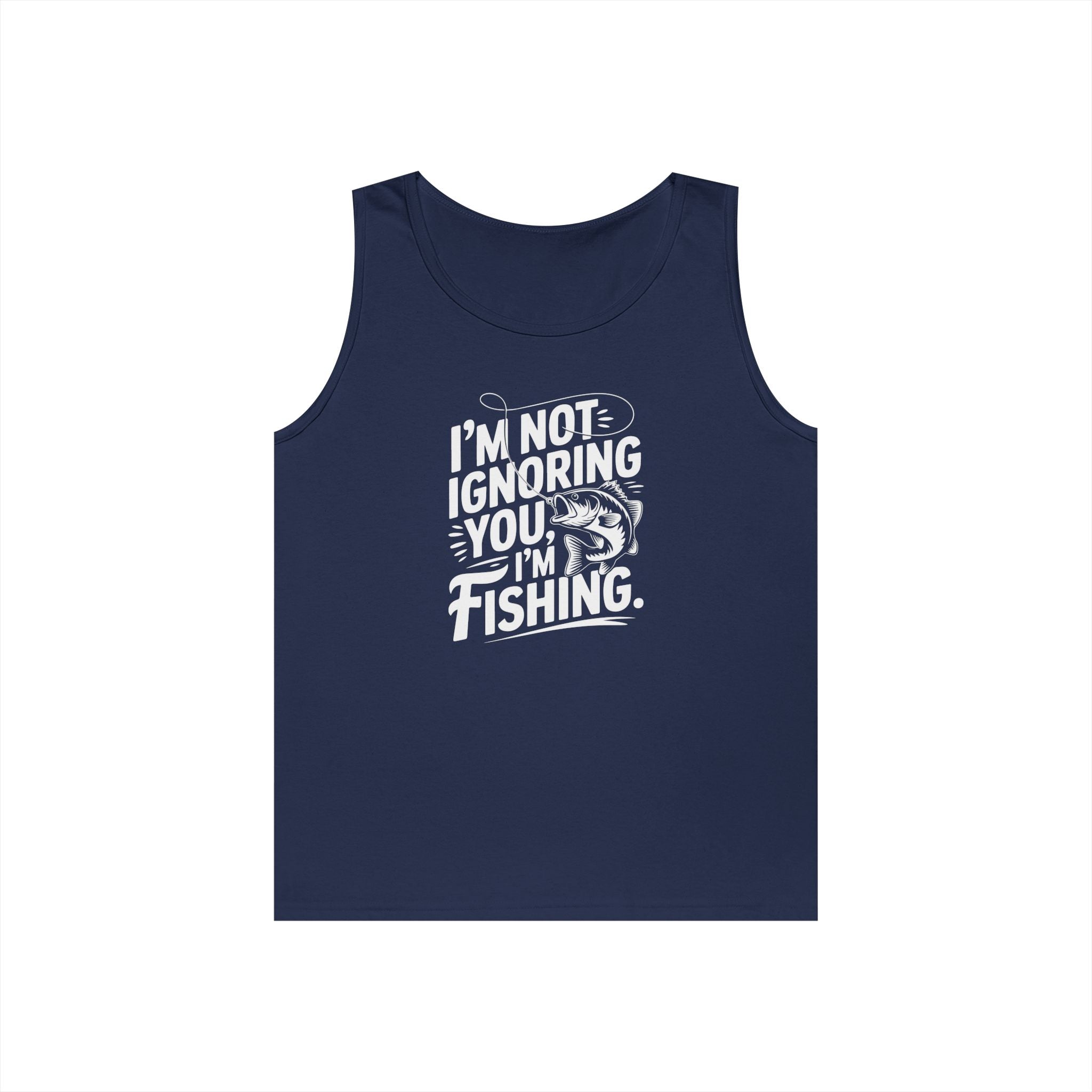 I'm Not Ignoring You Heavy Cotton Tank Top