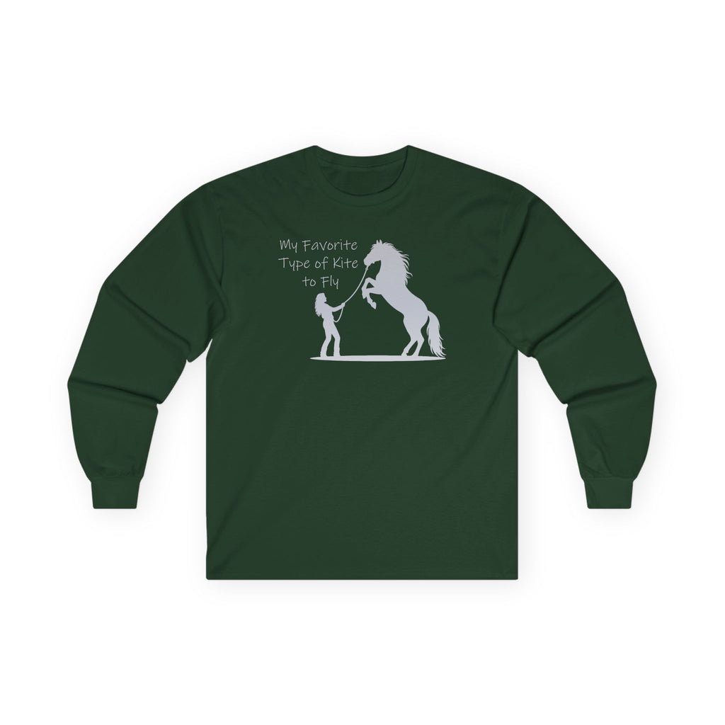 My Favorite Type of Kite Cotton Long Sleeve Tee