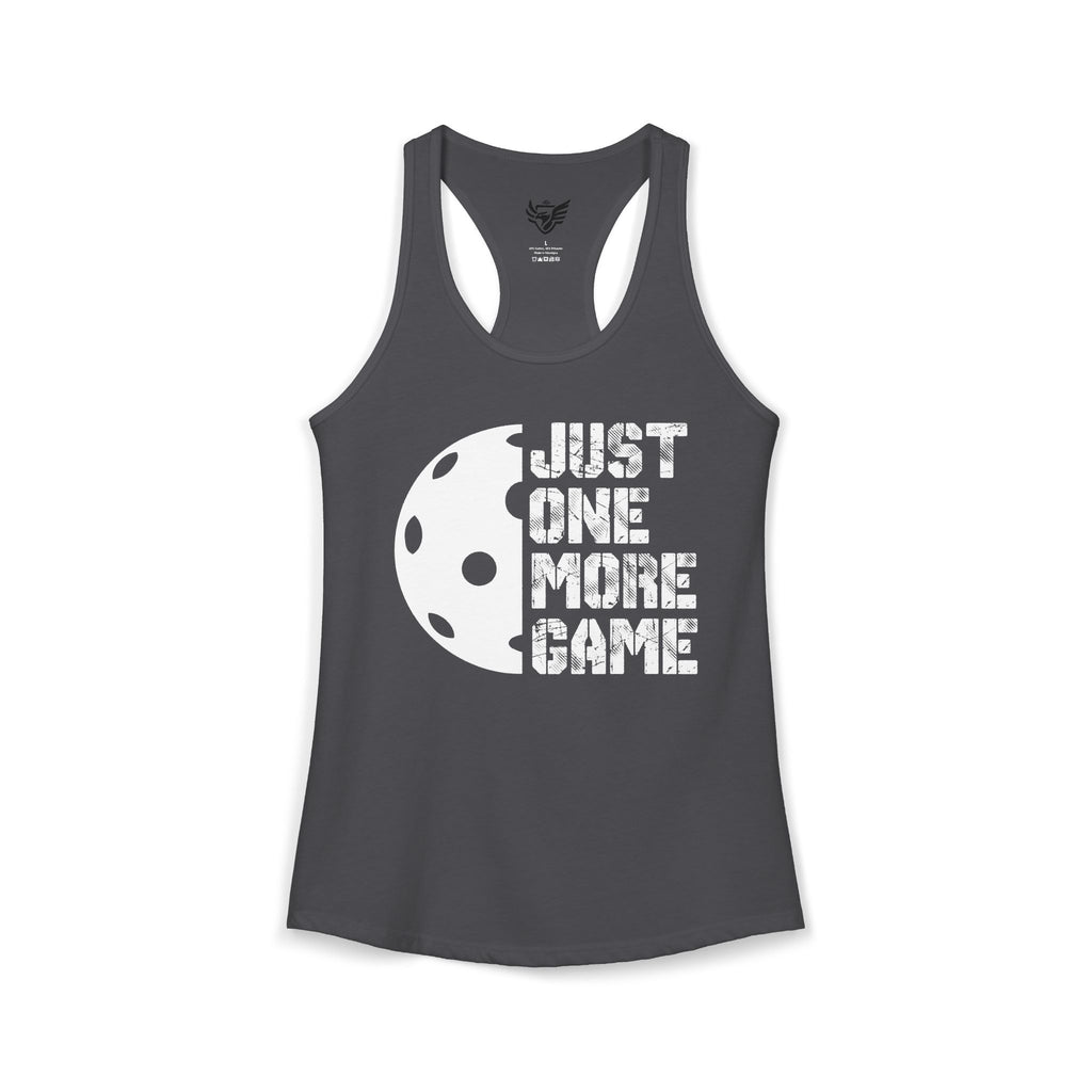 Just One More Game Ideal Racerback Tank