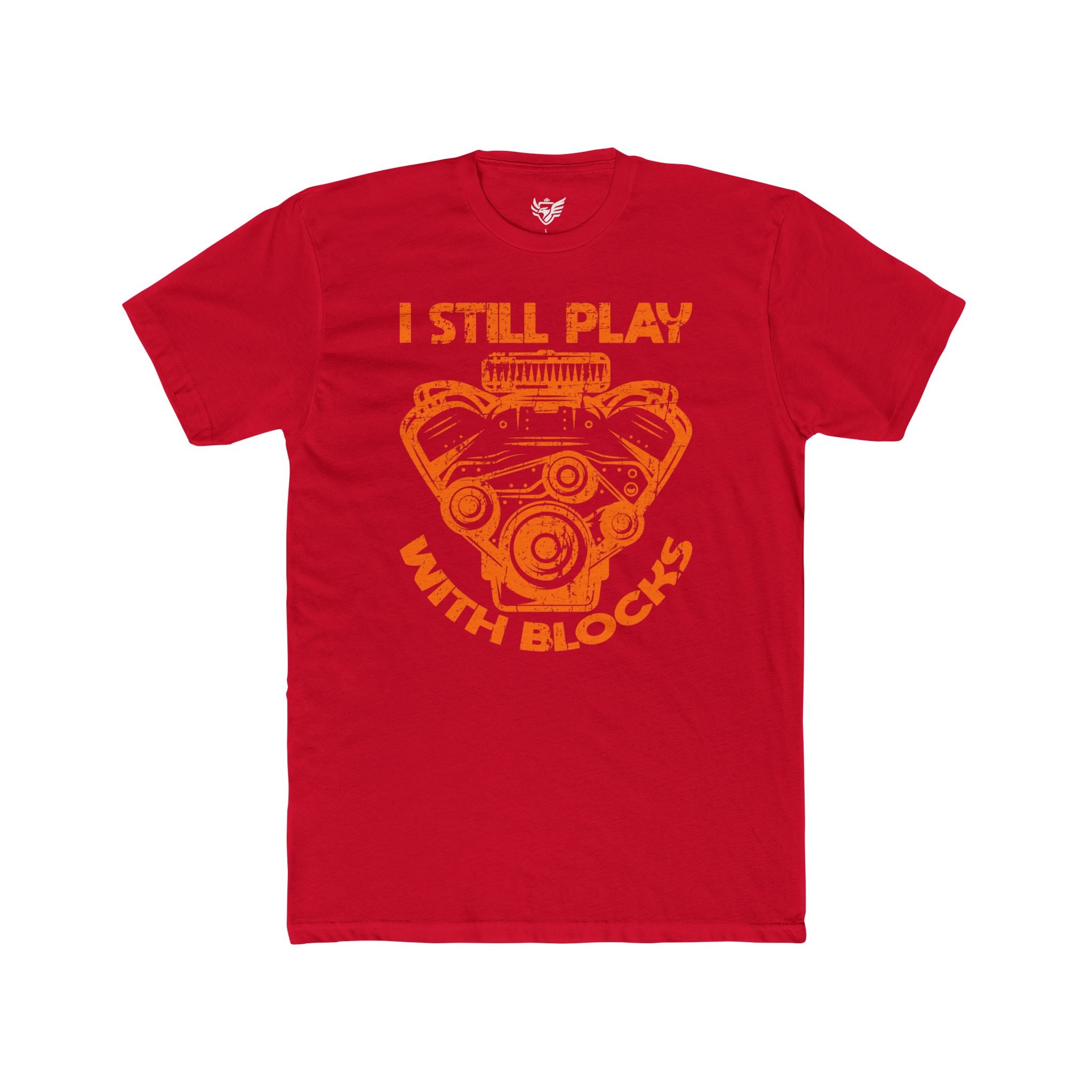 Engine Block Cotton Crew Tee