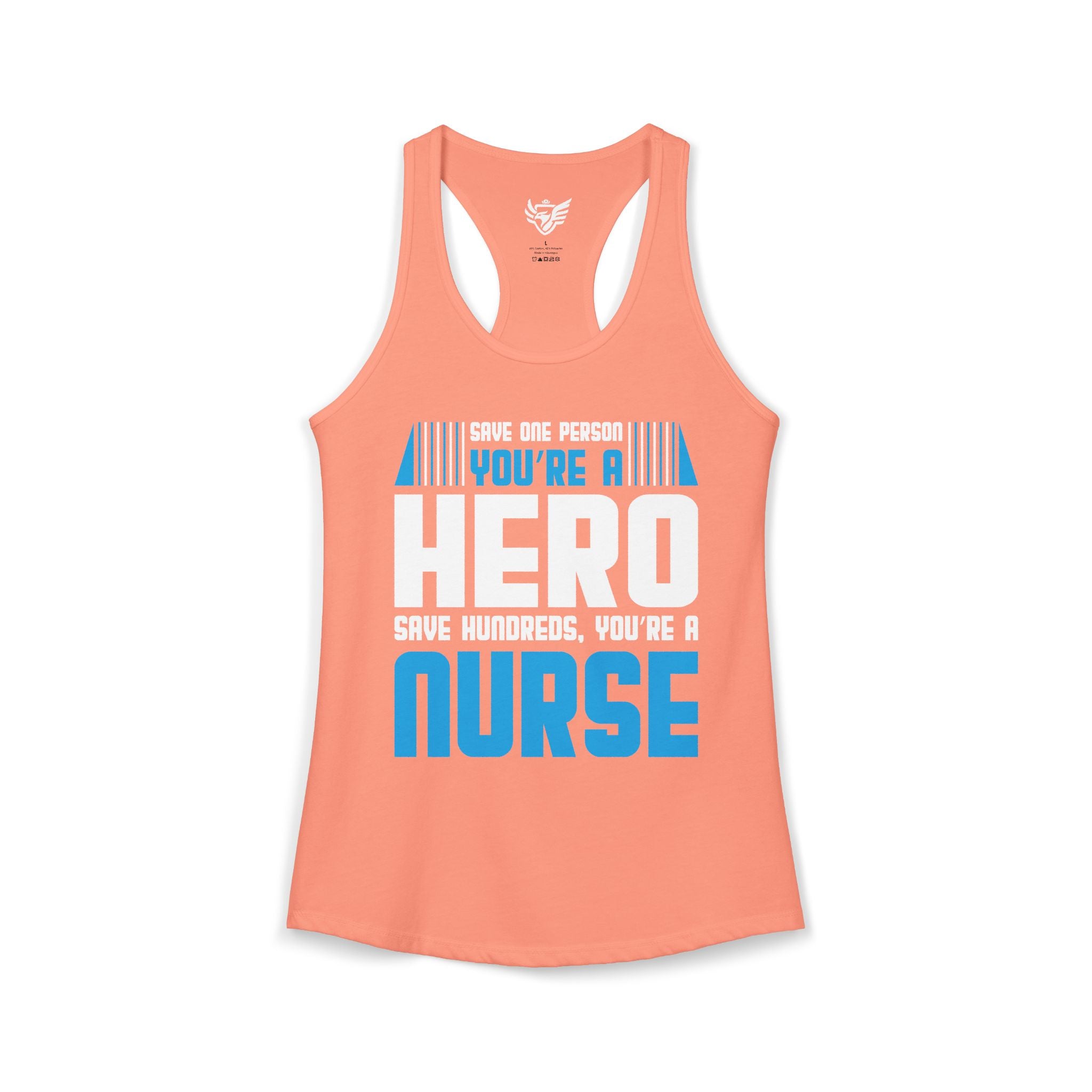 Nurses Are Heros Ideal Racerback Tank