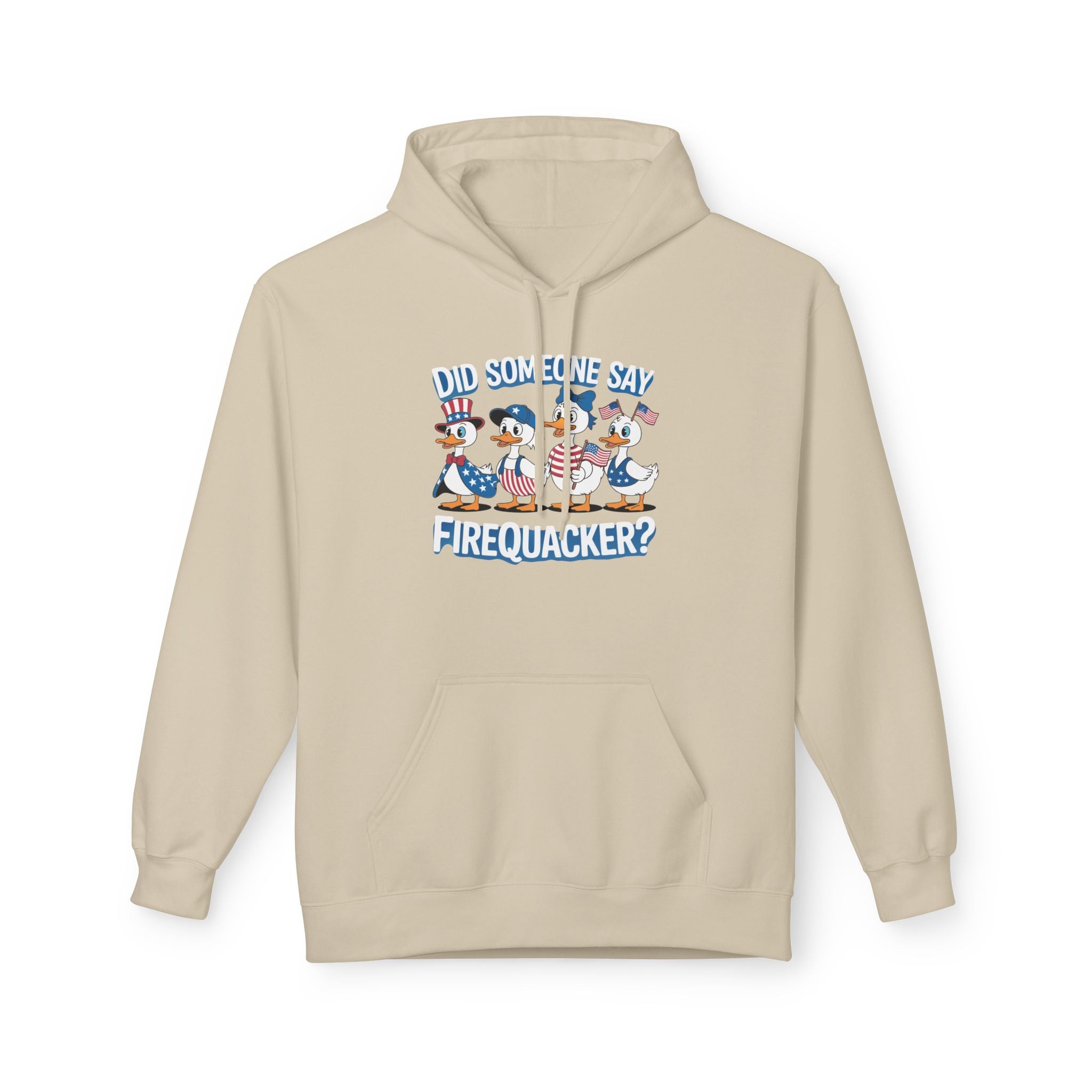 Firequackers Midweight Softstyle Fleece Hoodie