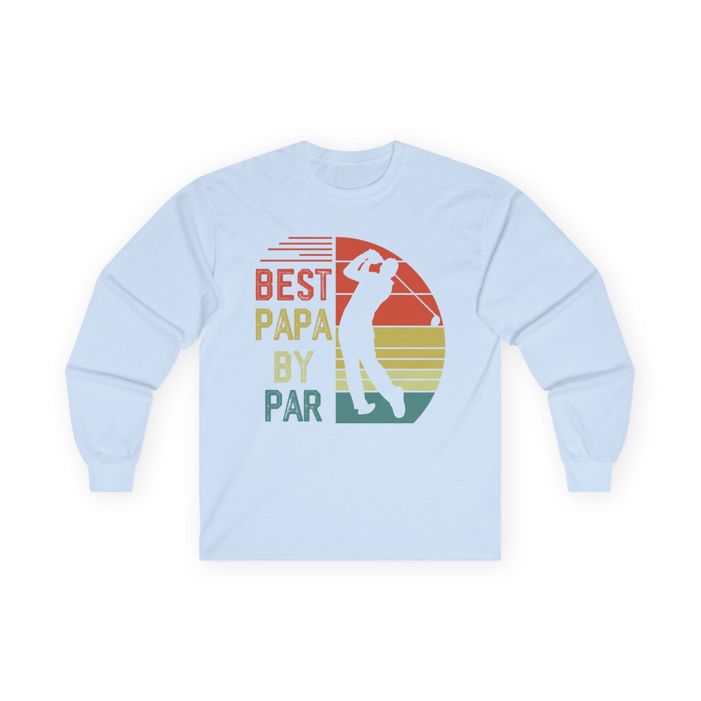Best Papa By Par Cotton Long Sleeve Tee