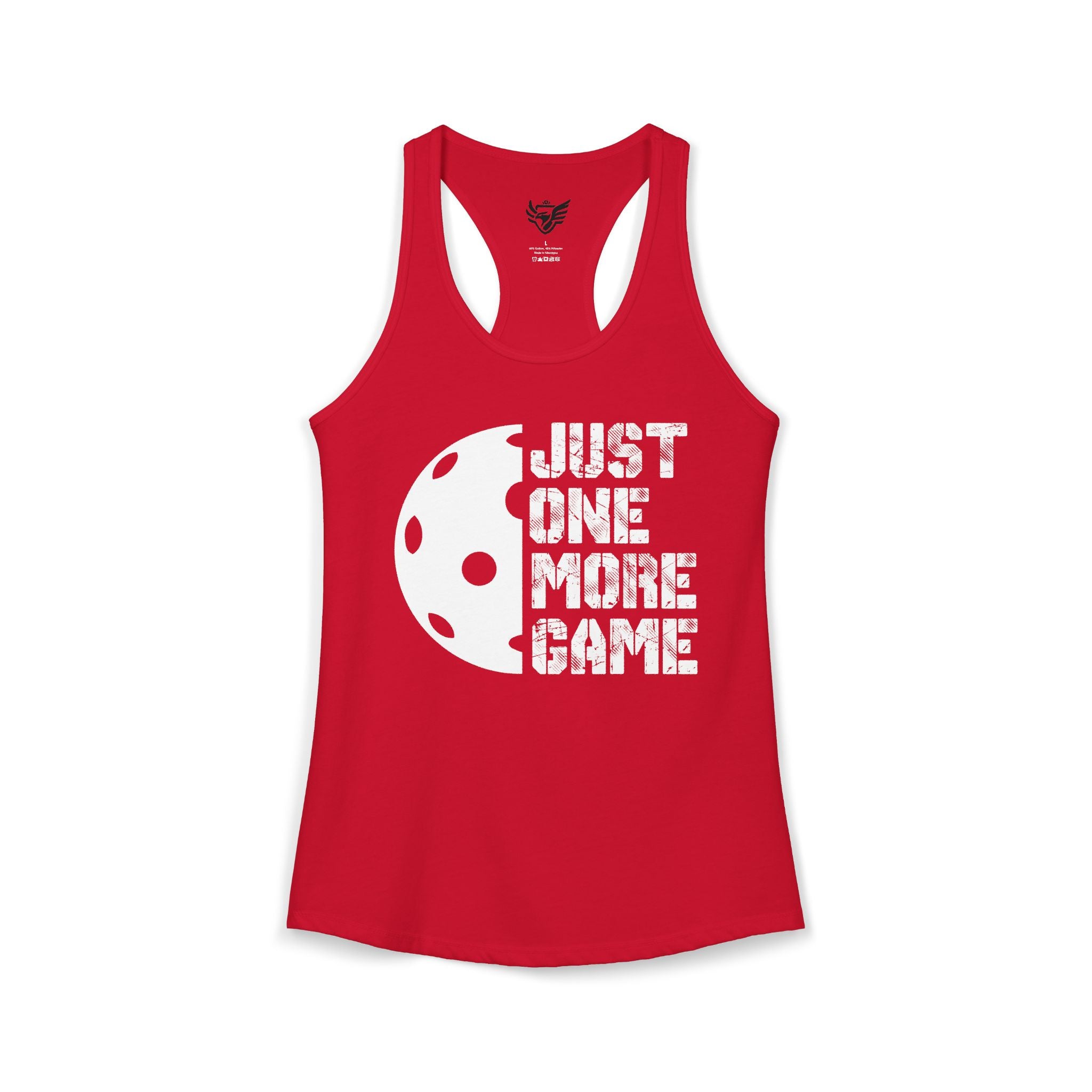 Just One More Game Ideal Racerback Tank