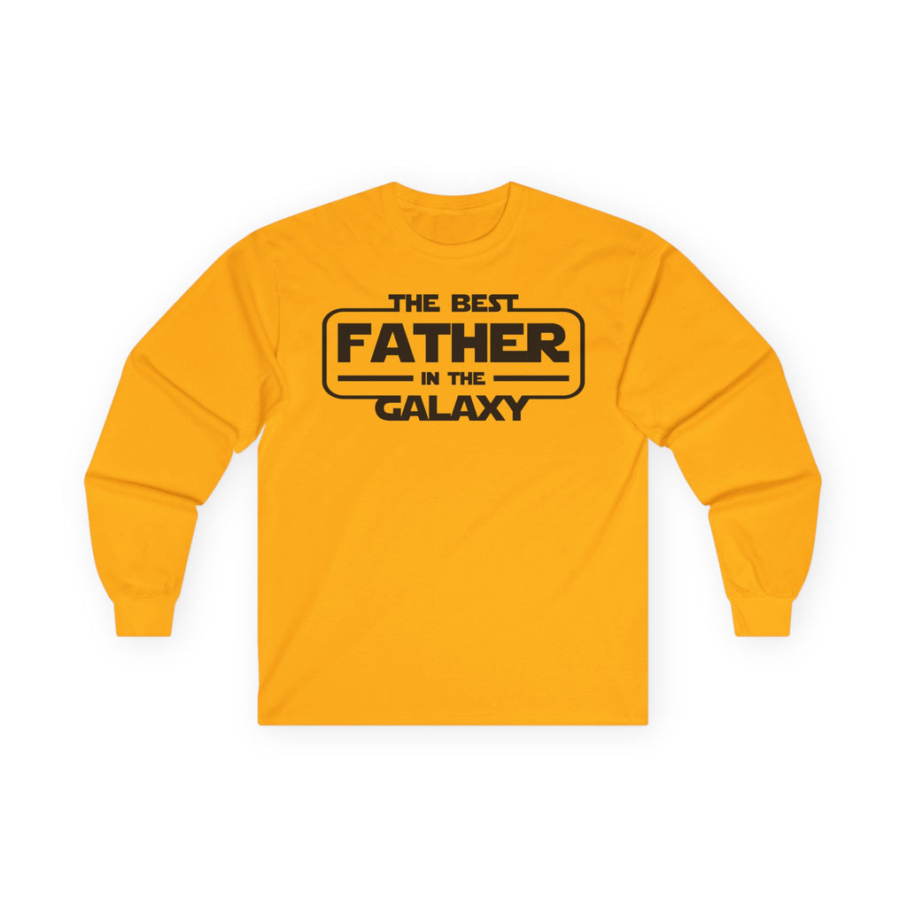 The Best Father In The Galaxy Cotton Long Sleeve Tee