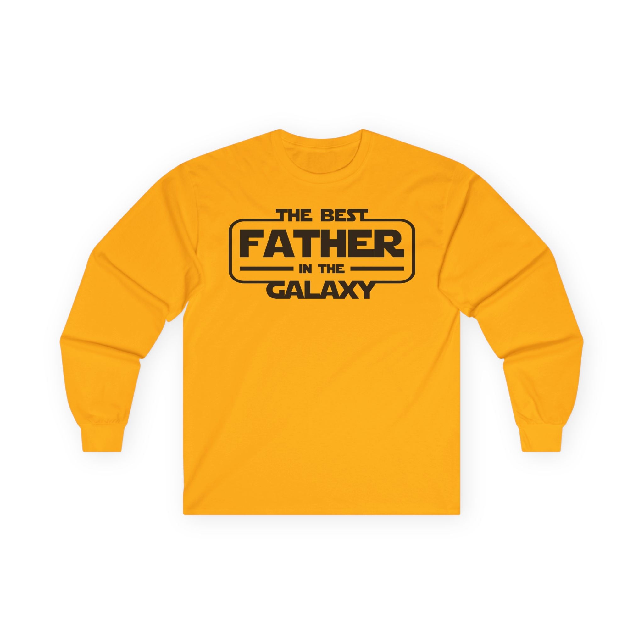 The Best Father In The Galaxy Cotton Long Sleeve Tee